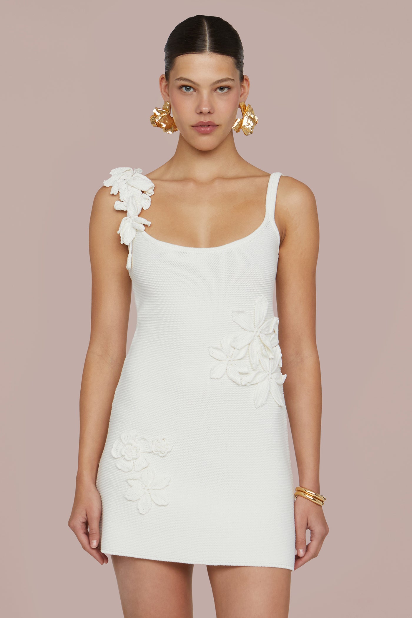 Deedra Floral Knit Mini