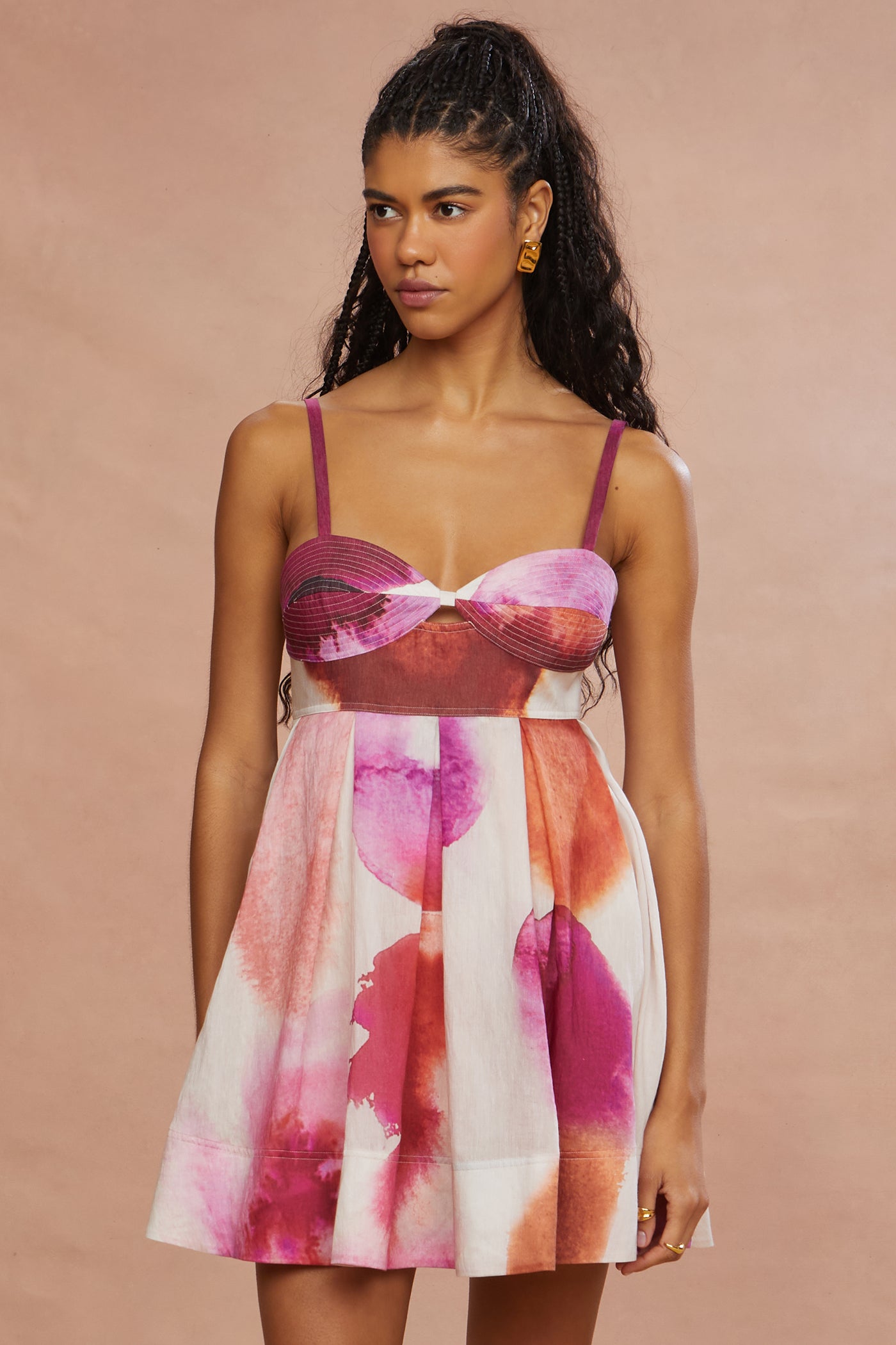 Allison Printed Mini Dress
