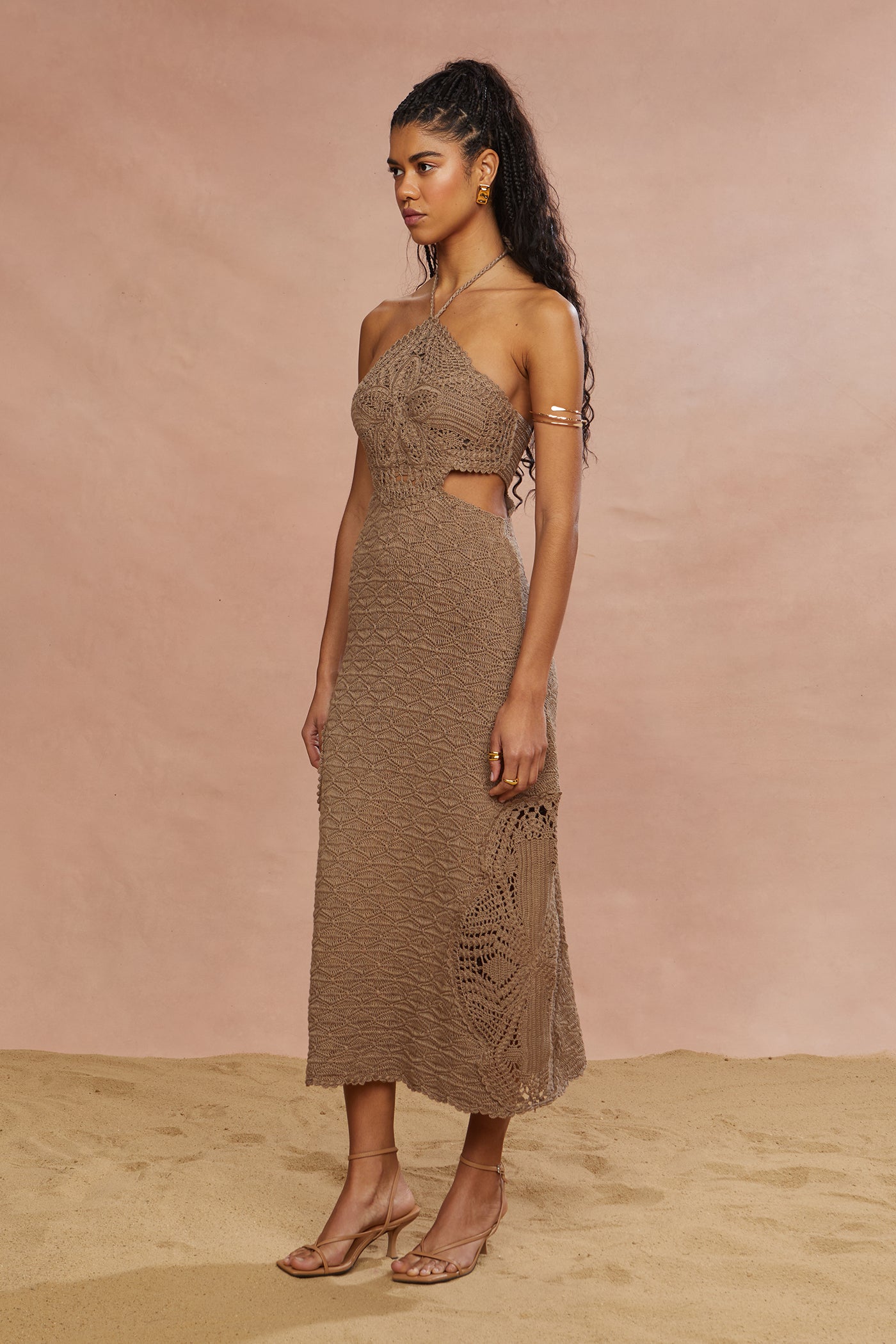 Clara Midi Knit Dress AMUR Clara Midi Knit Dress AMUR
