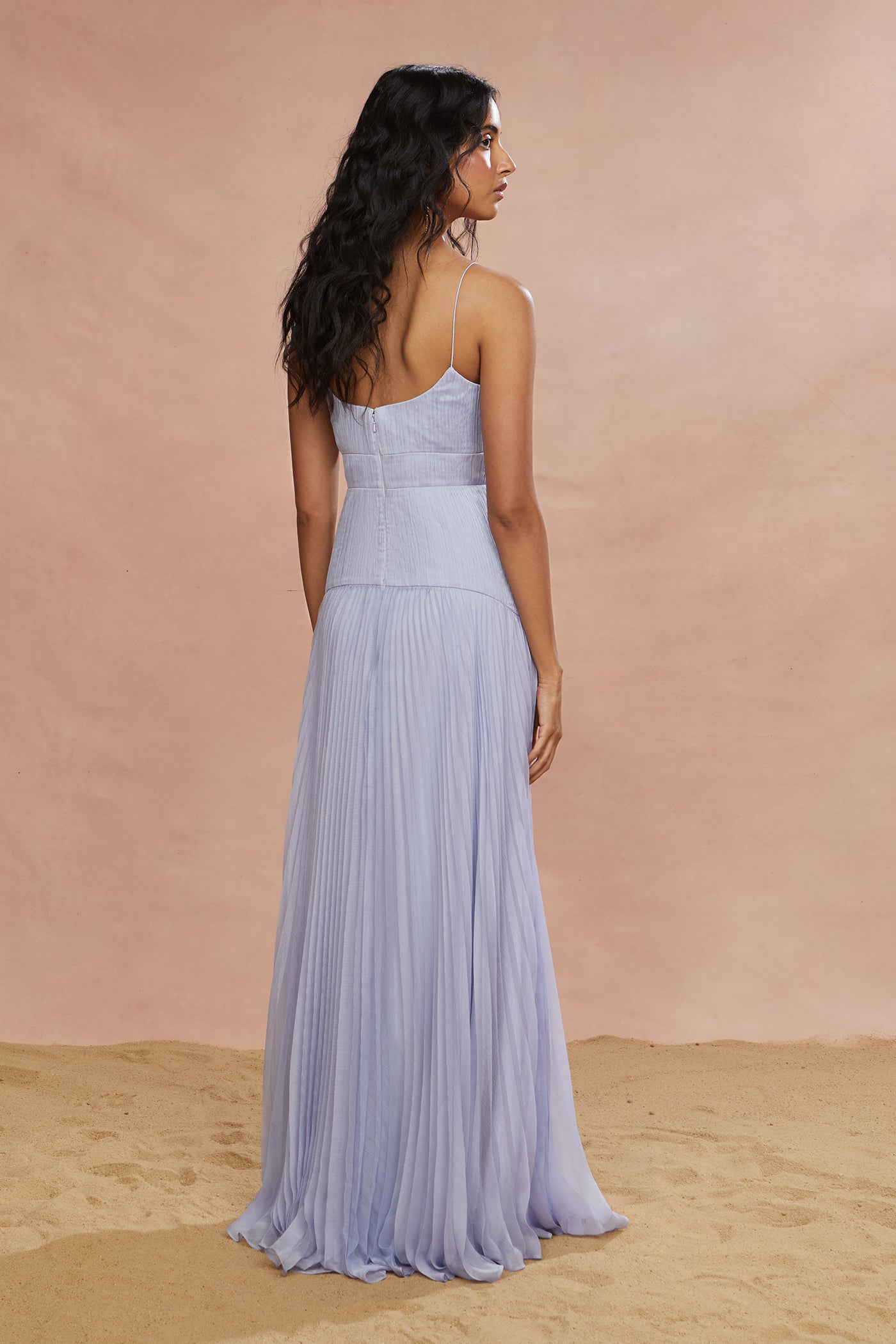 Saylor Pleated Gown