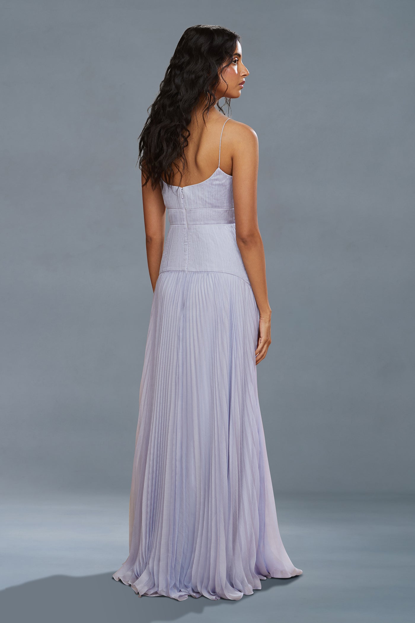 chinese dress ladies Saylor Pleated Gown – AMUR