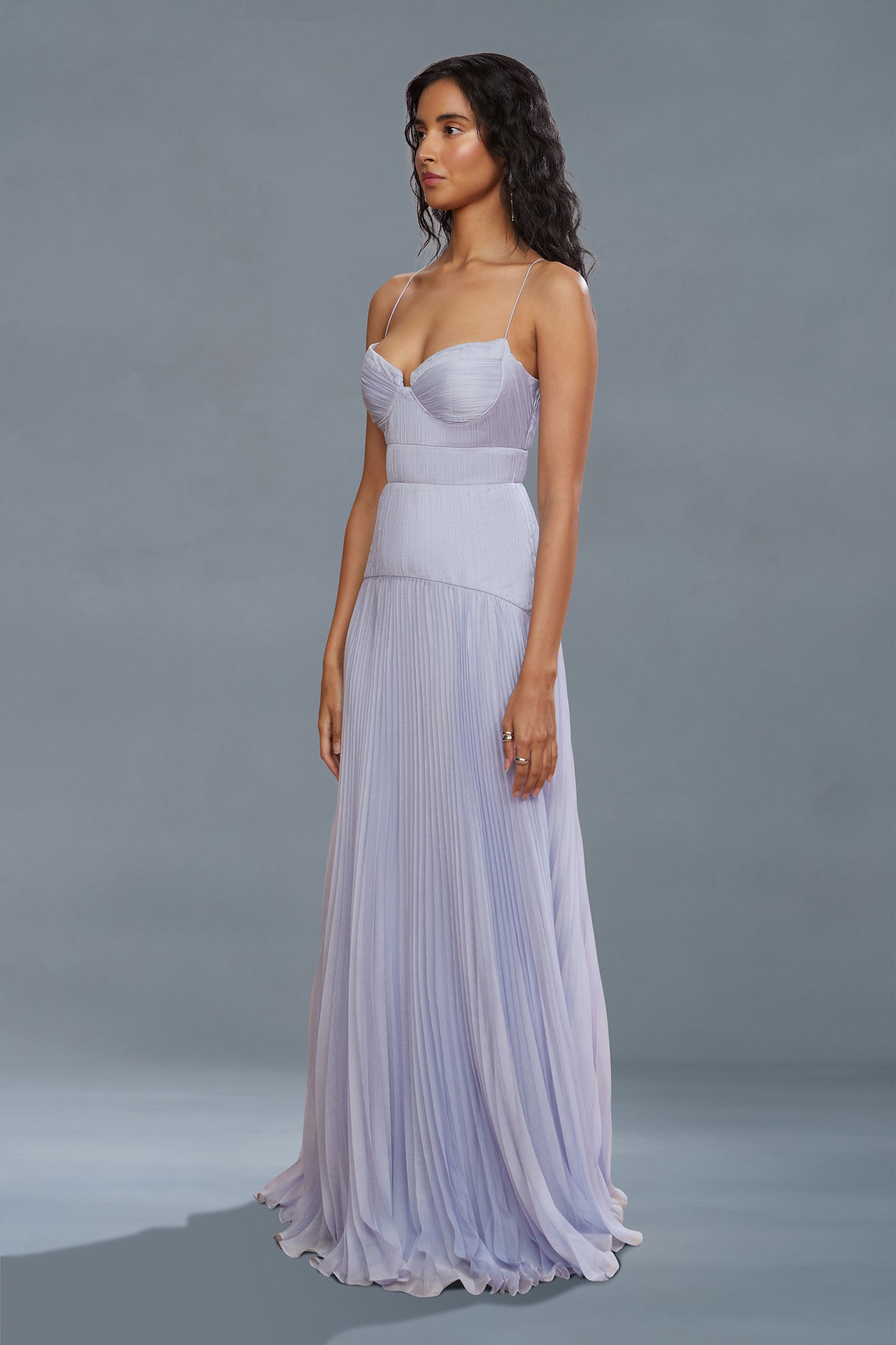 Saylor Pleated Gown AMUR Saylor Pleated Gown AMUR
