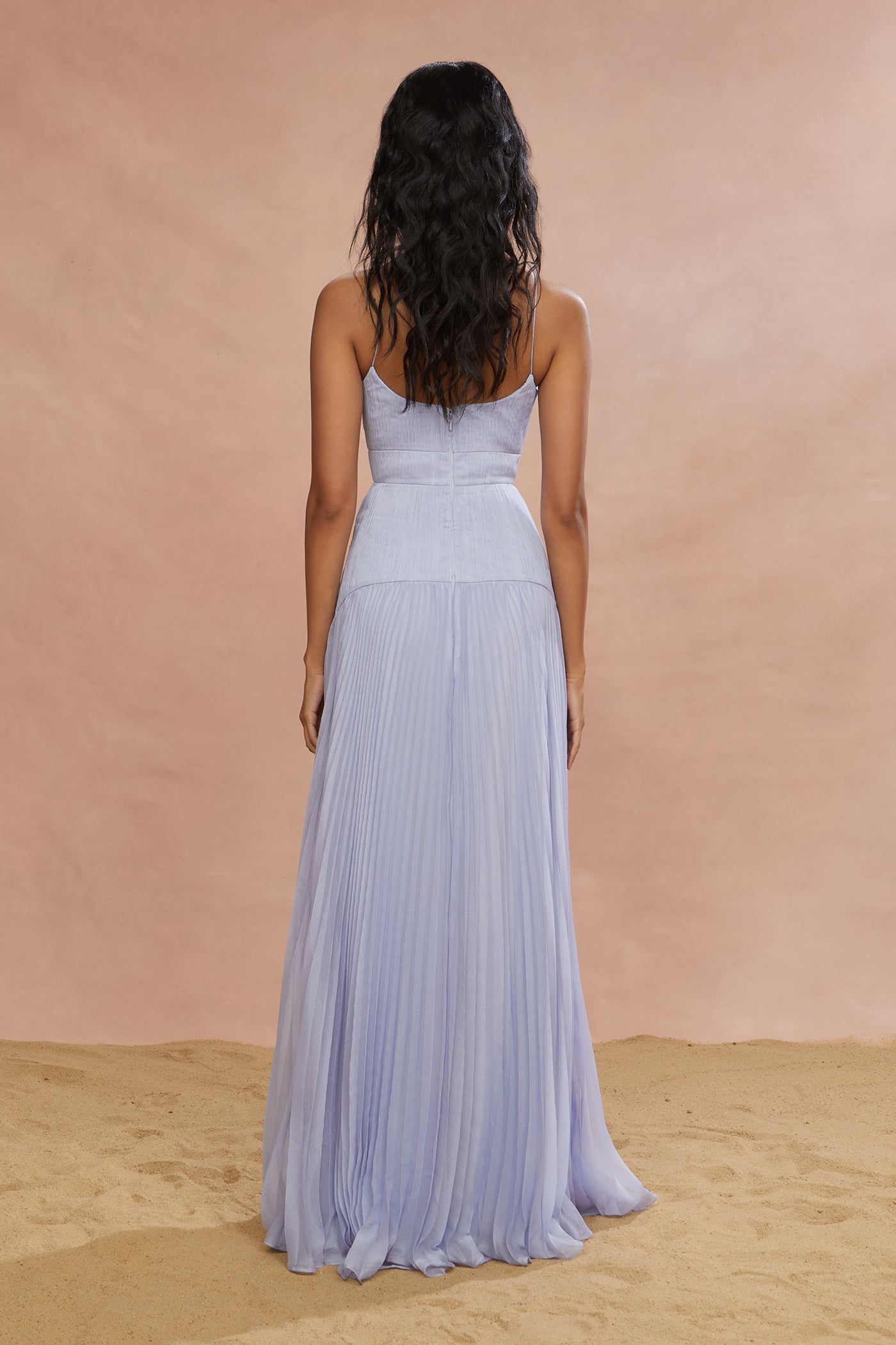 Saylor Pleated Gown