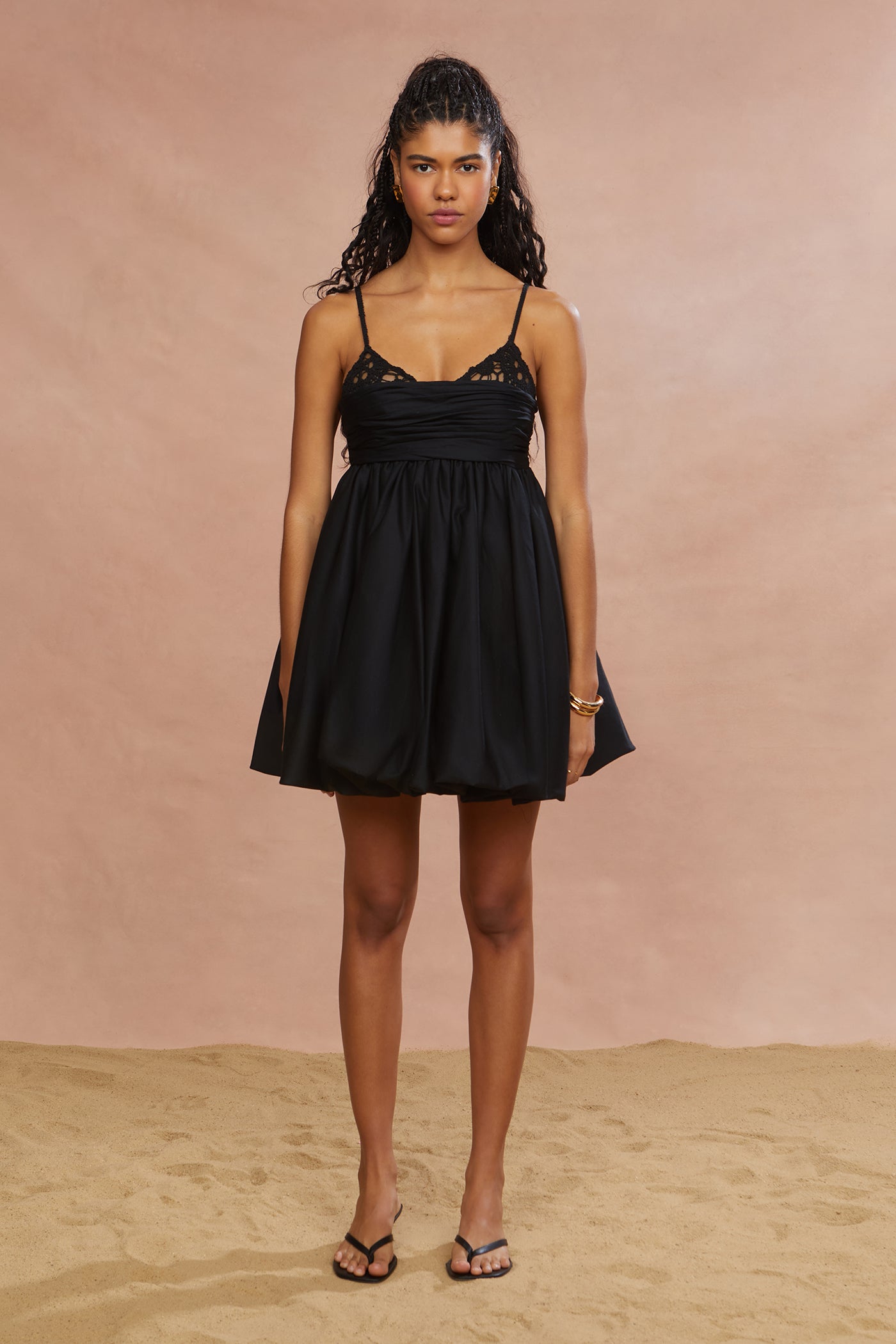 alix mini dress in black & vanilla Lovers And Friends Alix Mini Dress In Black & Vanilla - 15% Off