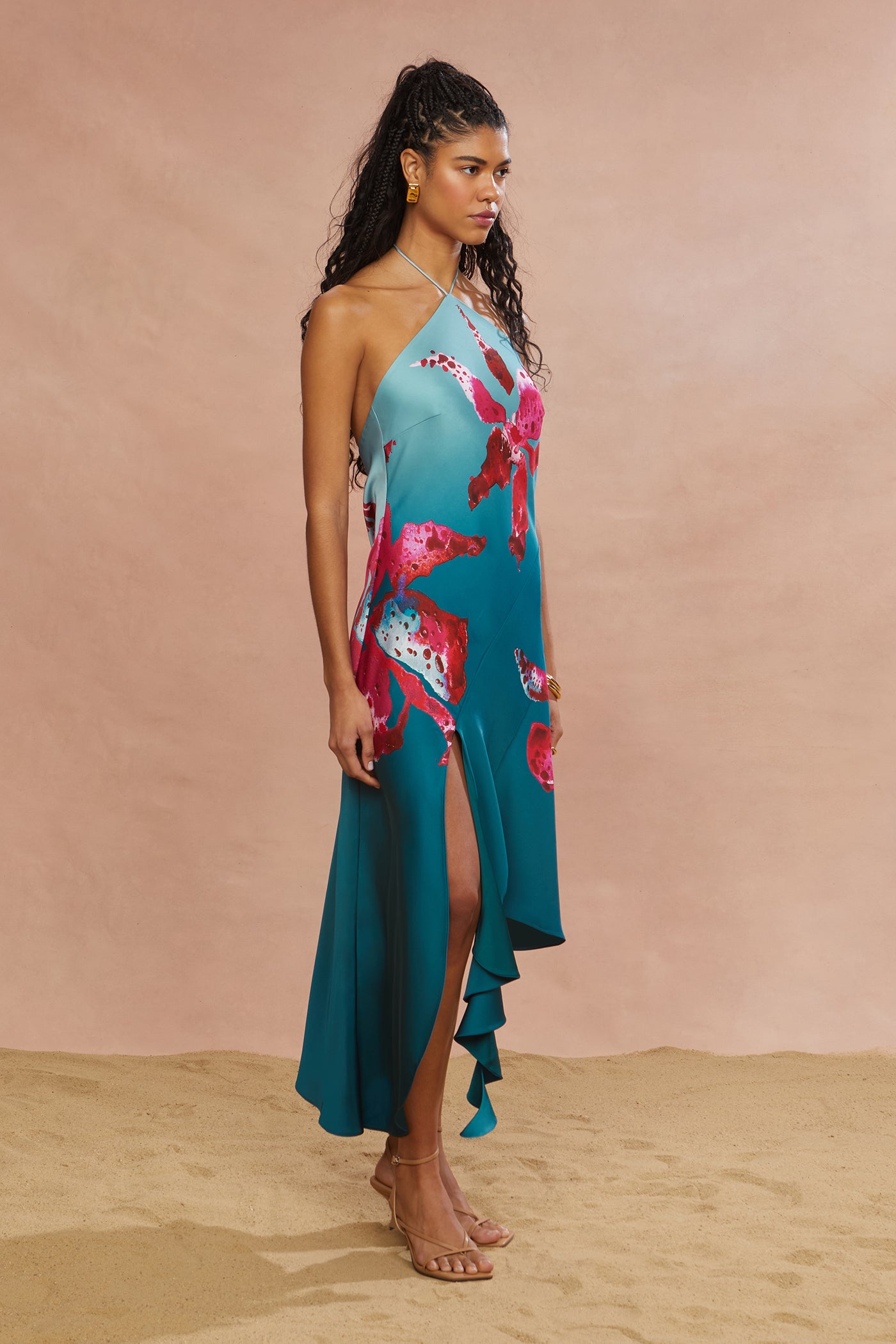 Alohi Placed Print Dress