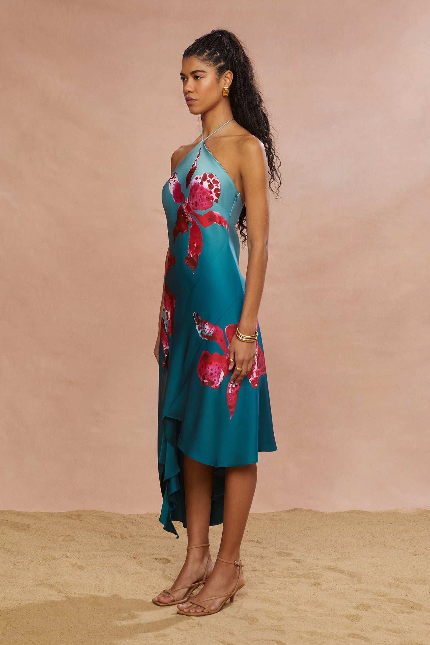 Alohi Placed Print Dress