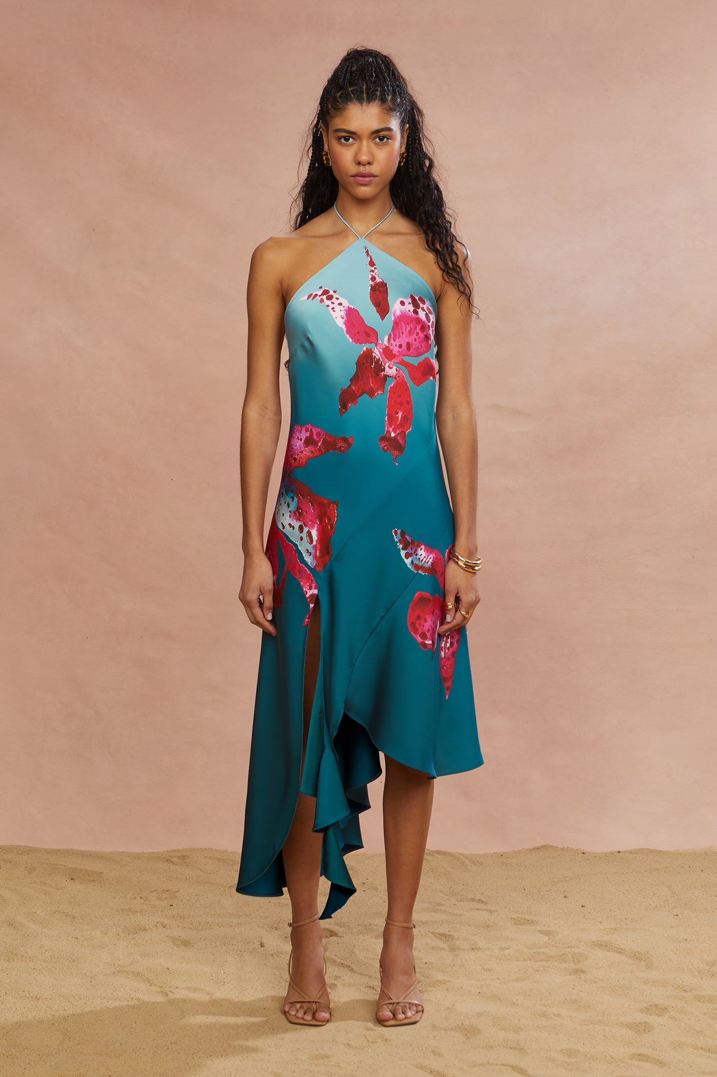 Alohi Placed Print Dress