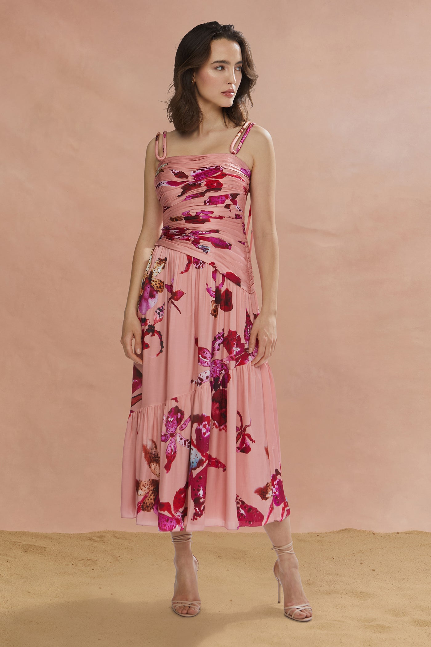 Daniella Printed Viscose Midi