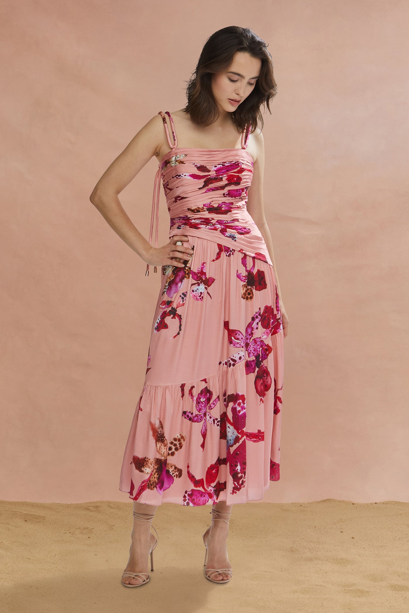 Daniella Printed Viscose Midi