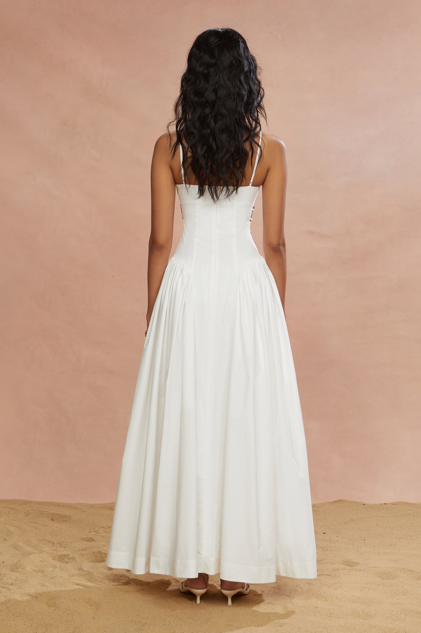 Aliza Midi Poplin Dress
