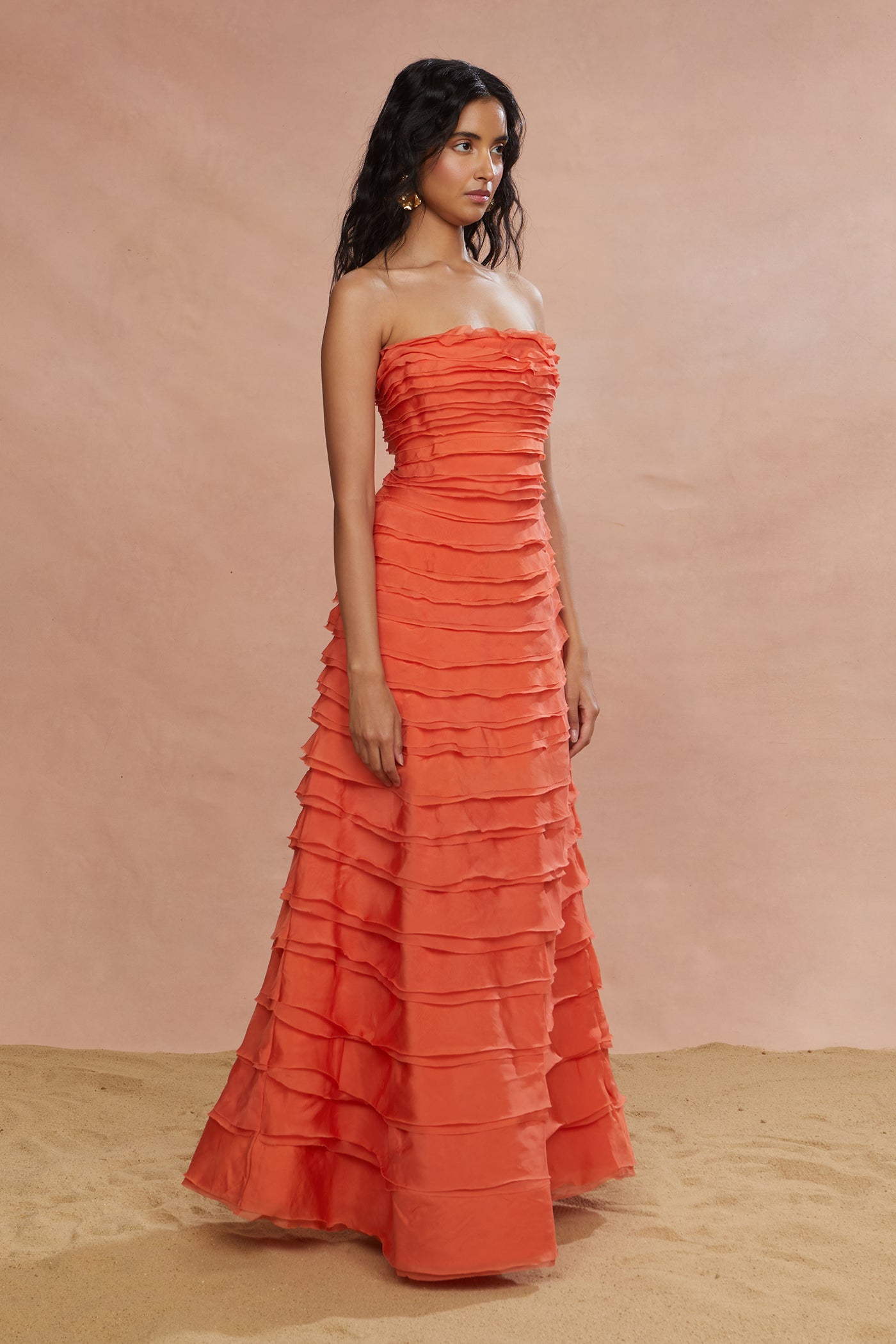 Pepper Layered Gown