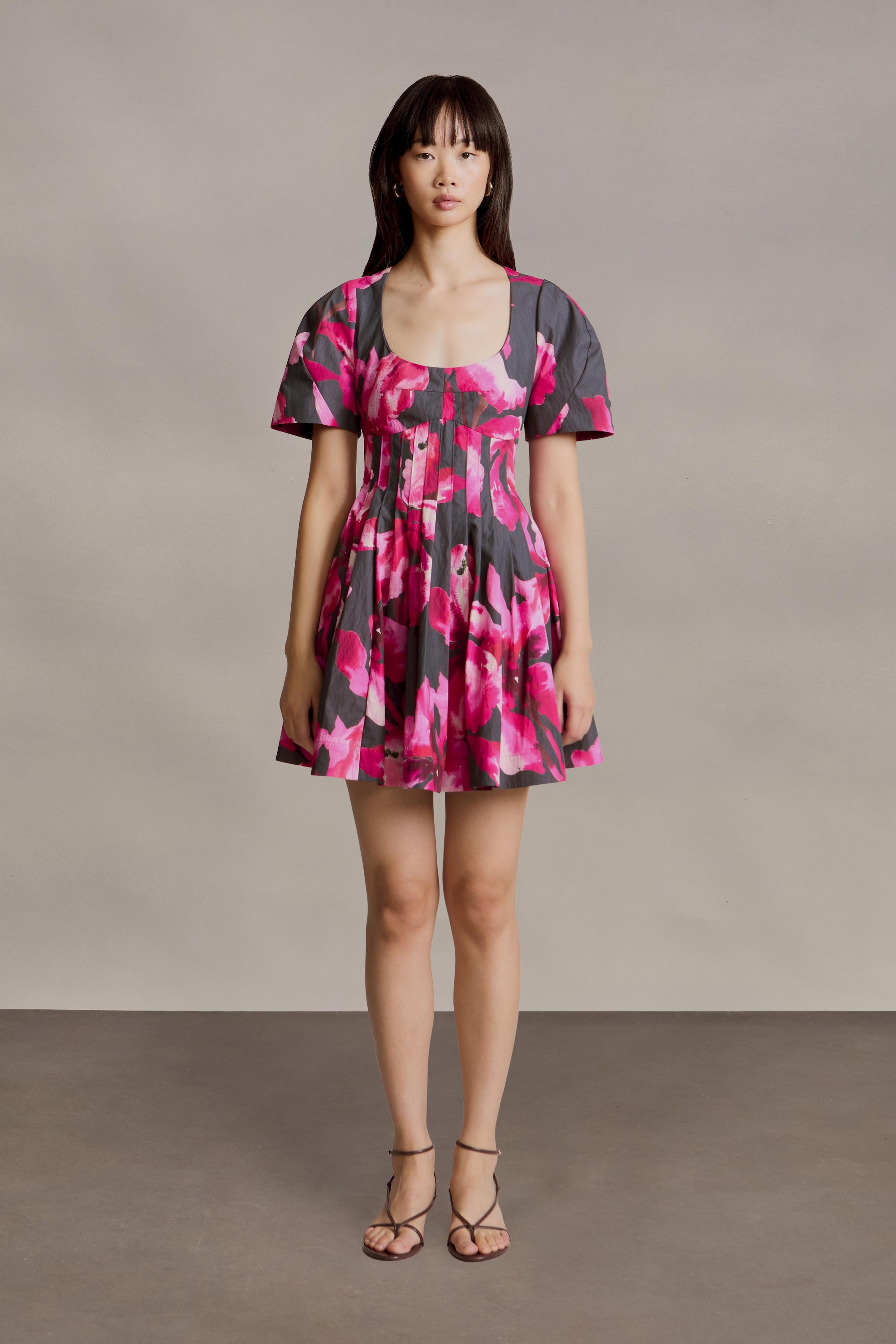 Vivanca Puff Sleeve Mini Dress