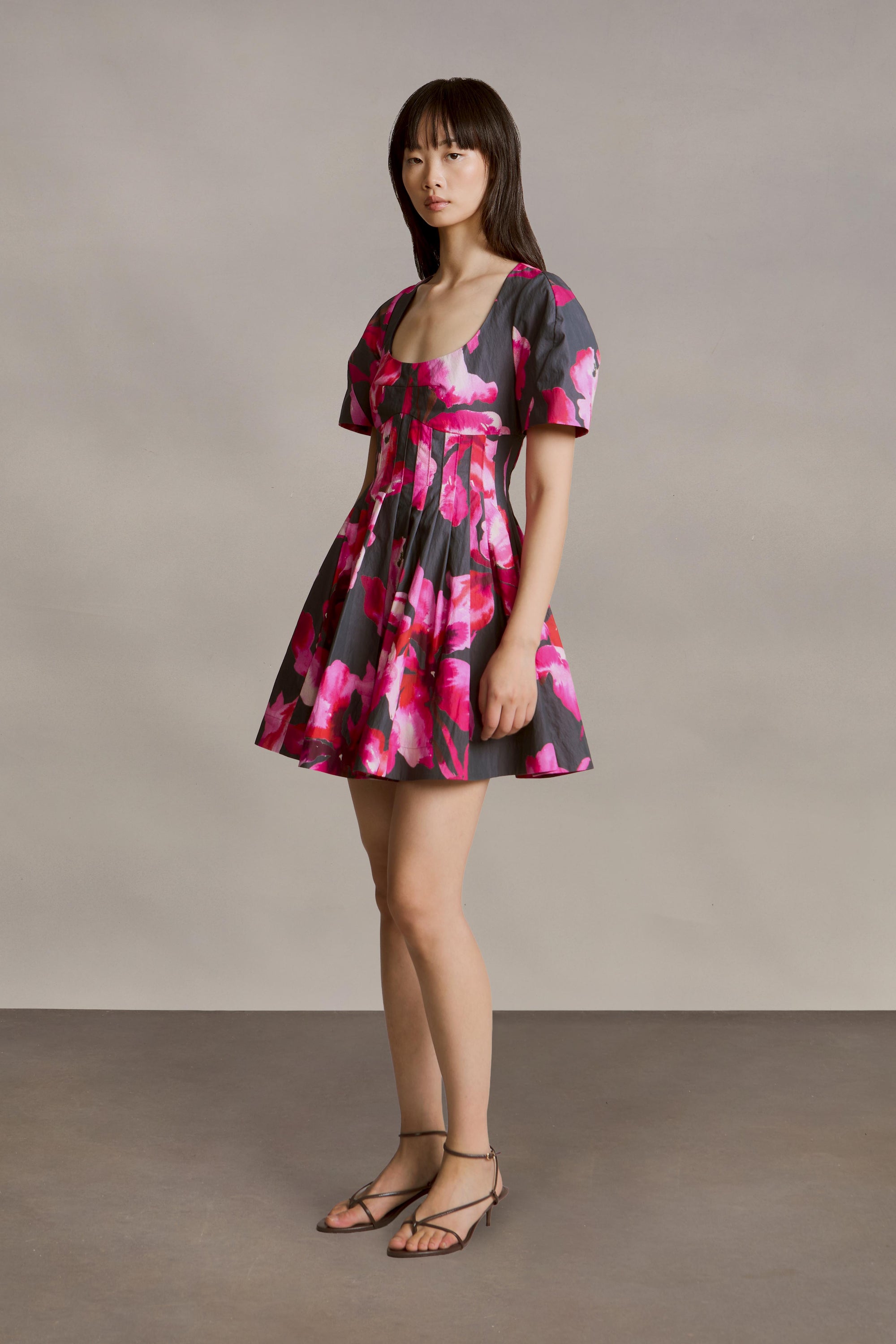 Vivanca Puff Sleeve Mini Dress