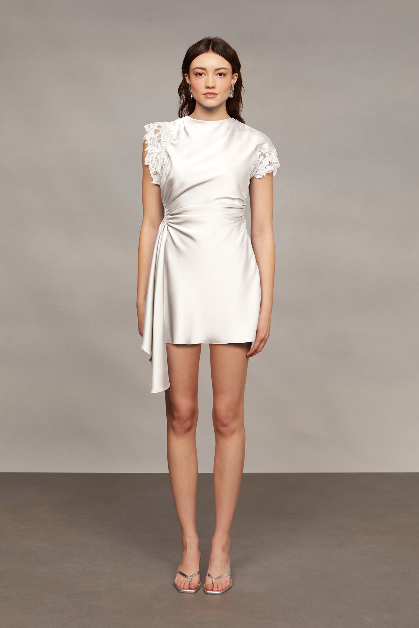 Zina Ruched Mini Dress – AMUR Zina Ruched Mini Dress – AMUR