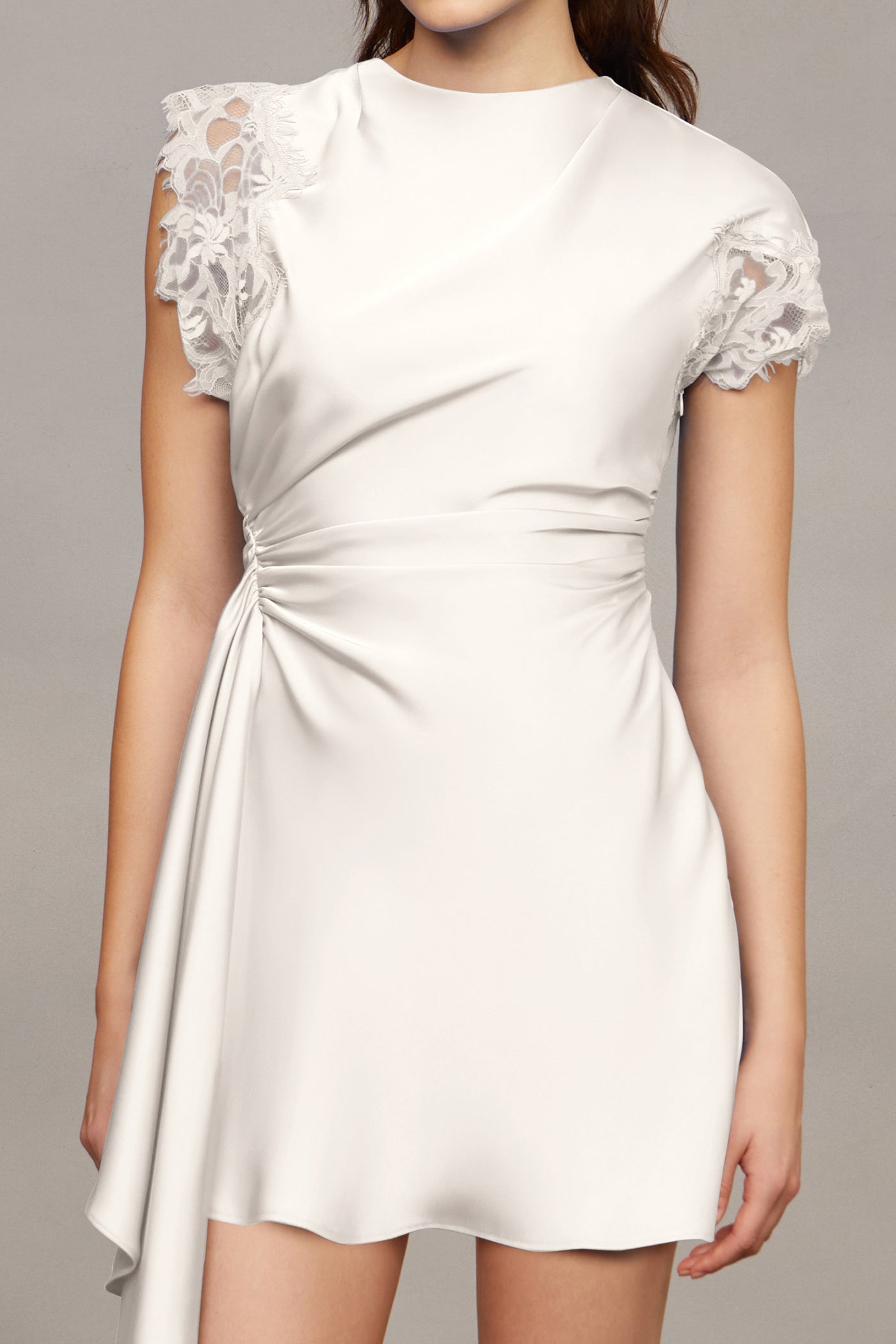Zina Ruched Mini Dress