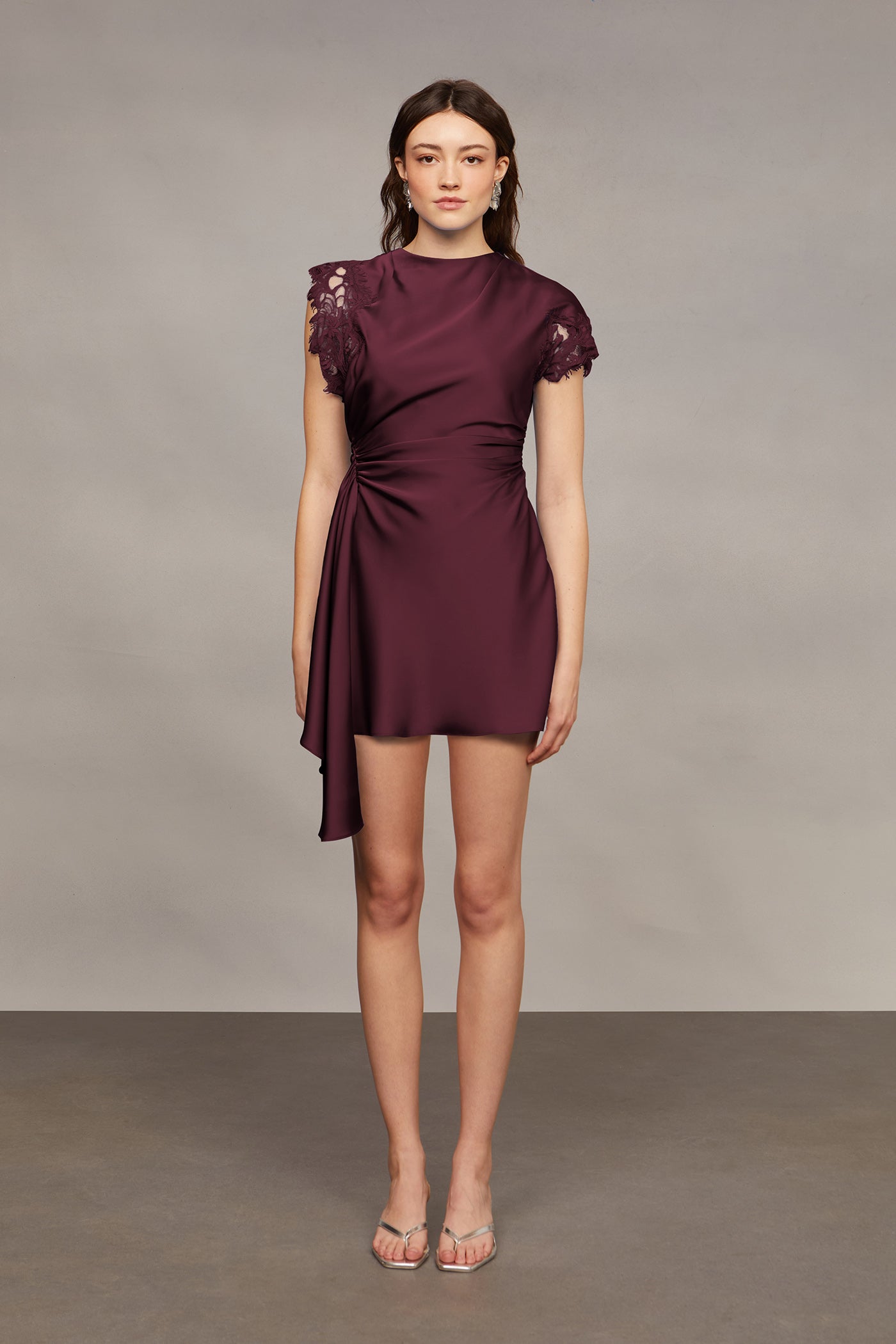 Zina Ruched Mini Dress