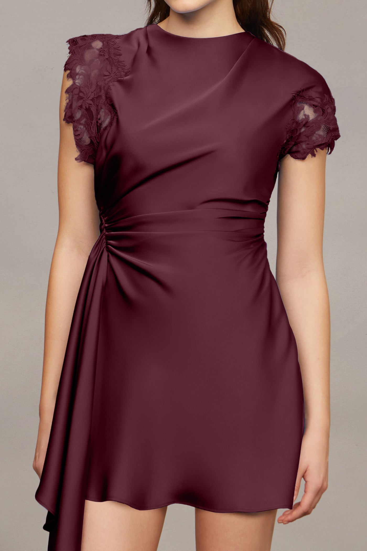 Zina Ruched Mini Dress
