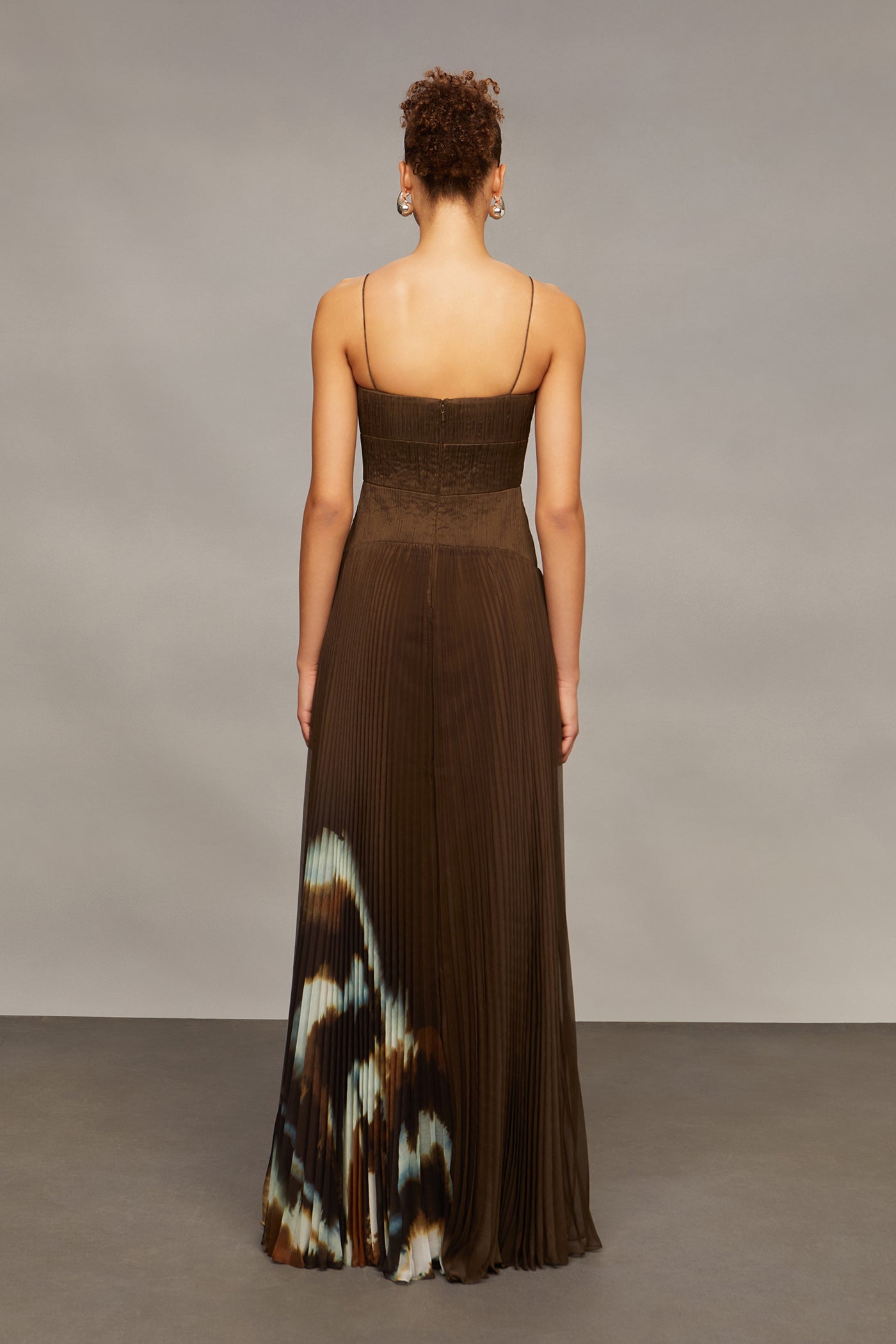 Sue Pleated Gown