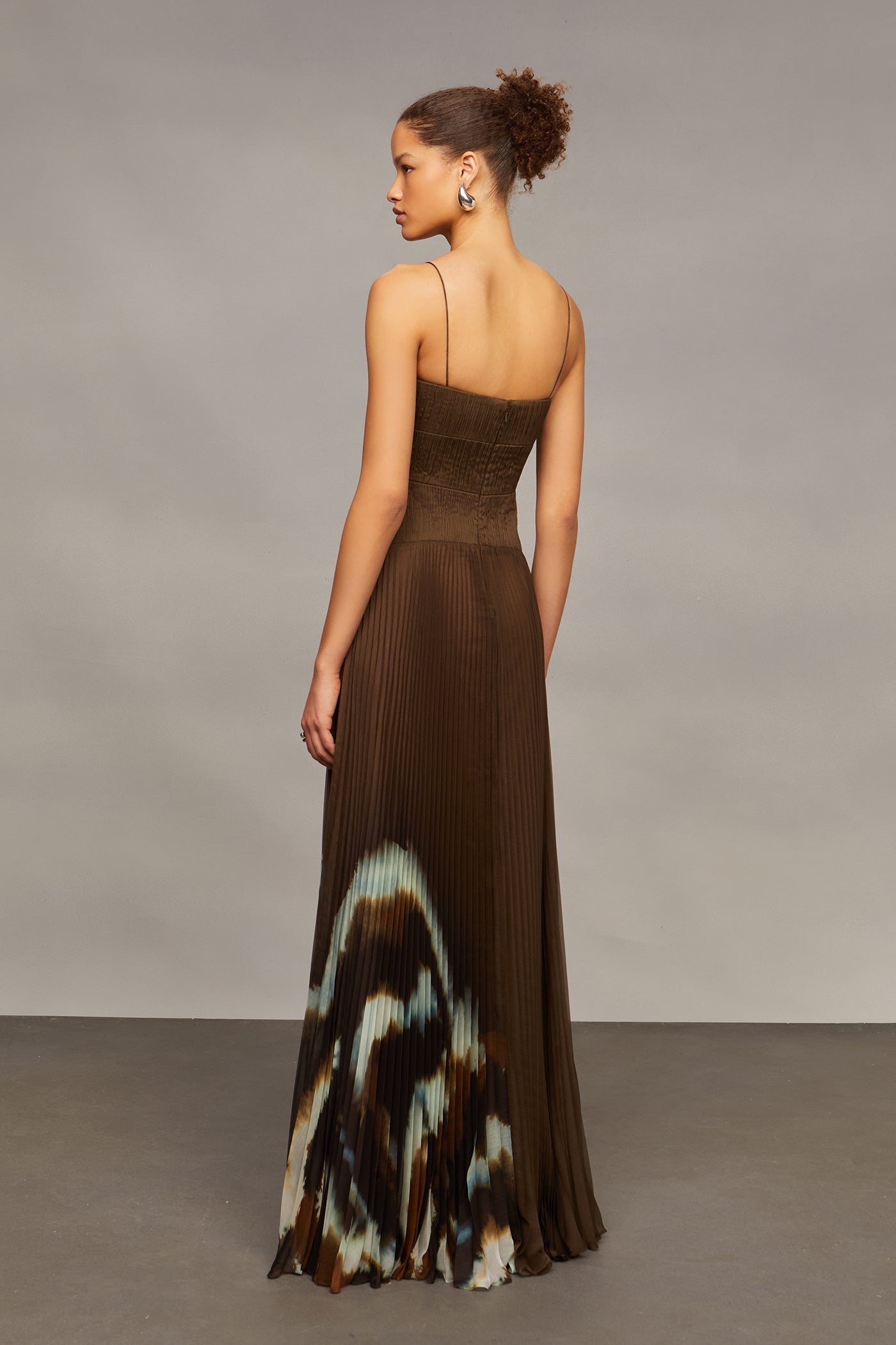 Sue Pleated Gown