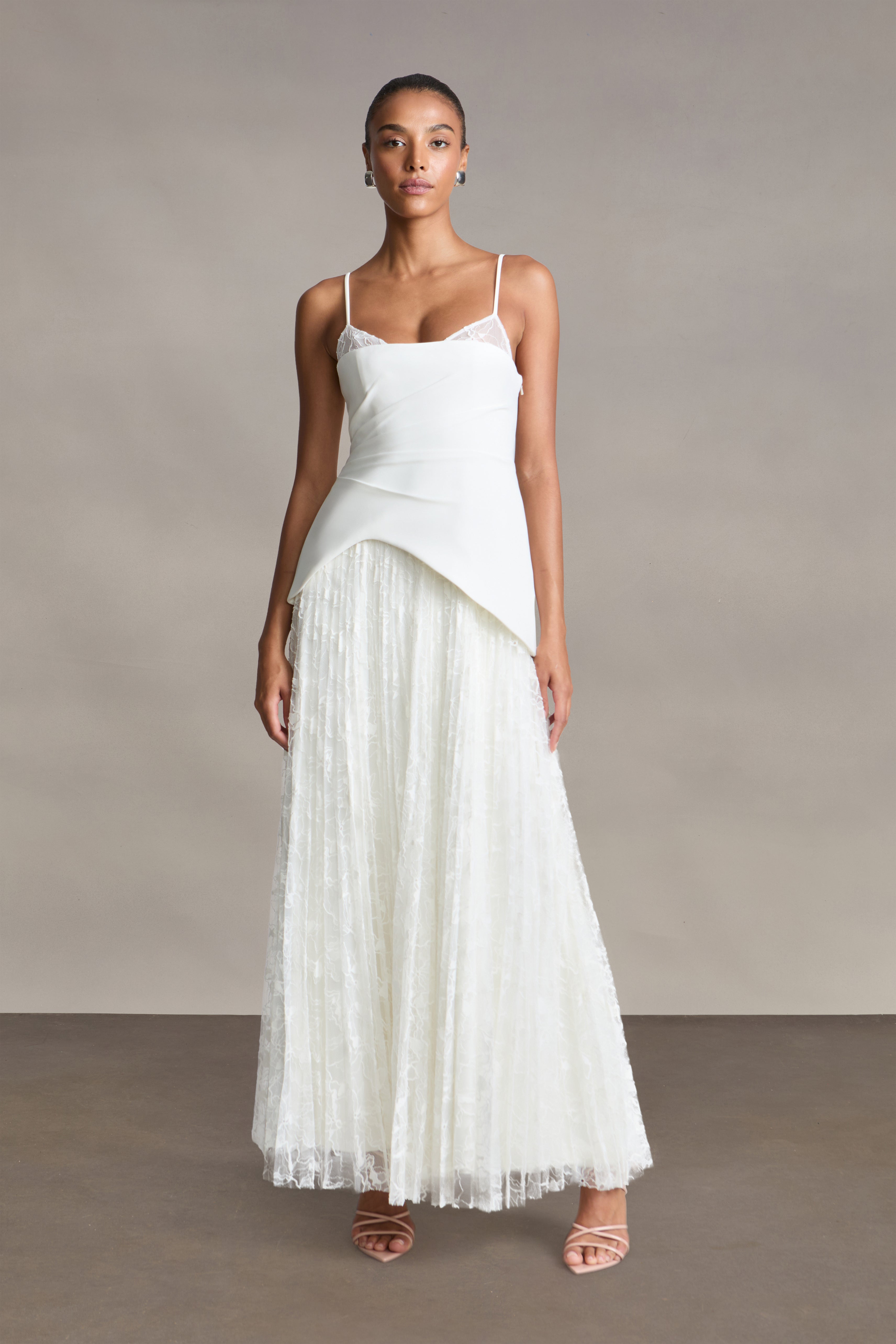 Leighton Pleated Gown AMUR Leighton Pleated Gown AMUR
