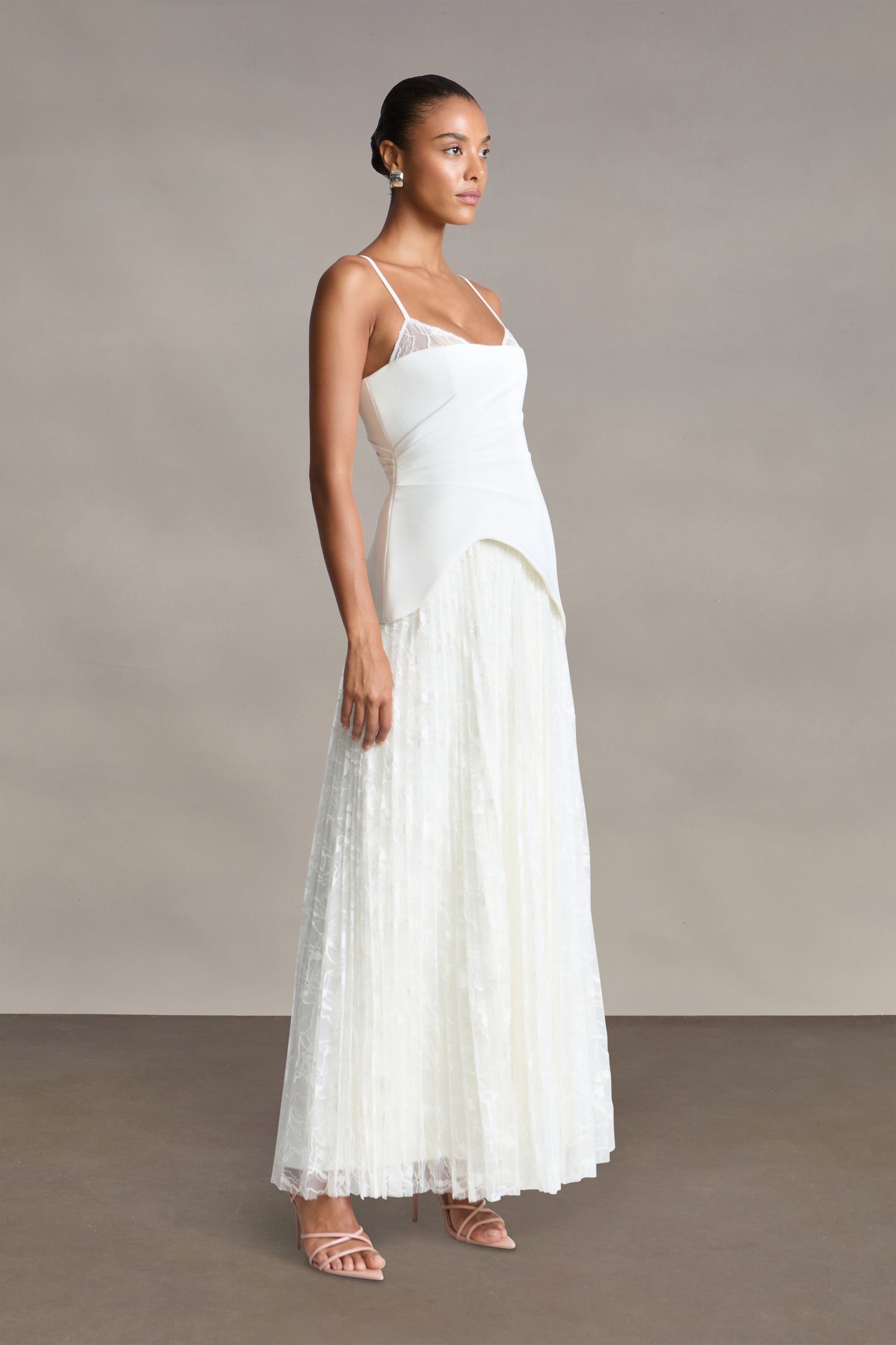 Leighton Pleated Gown