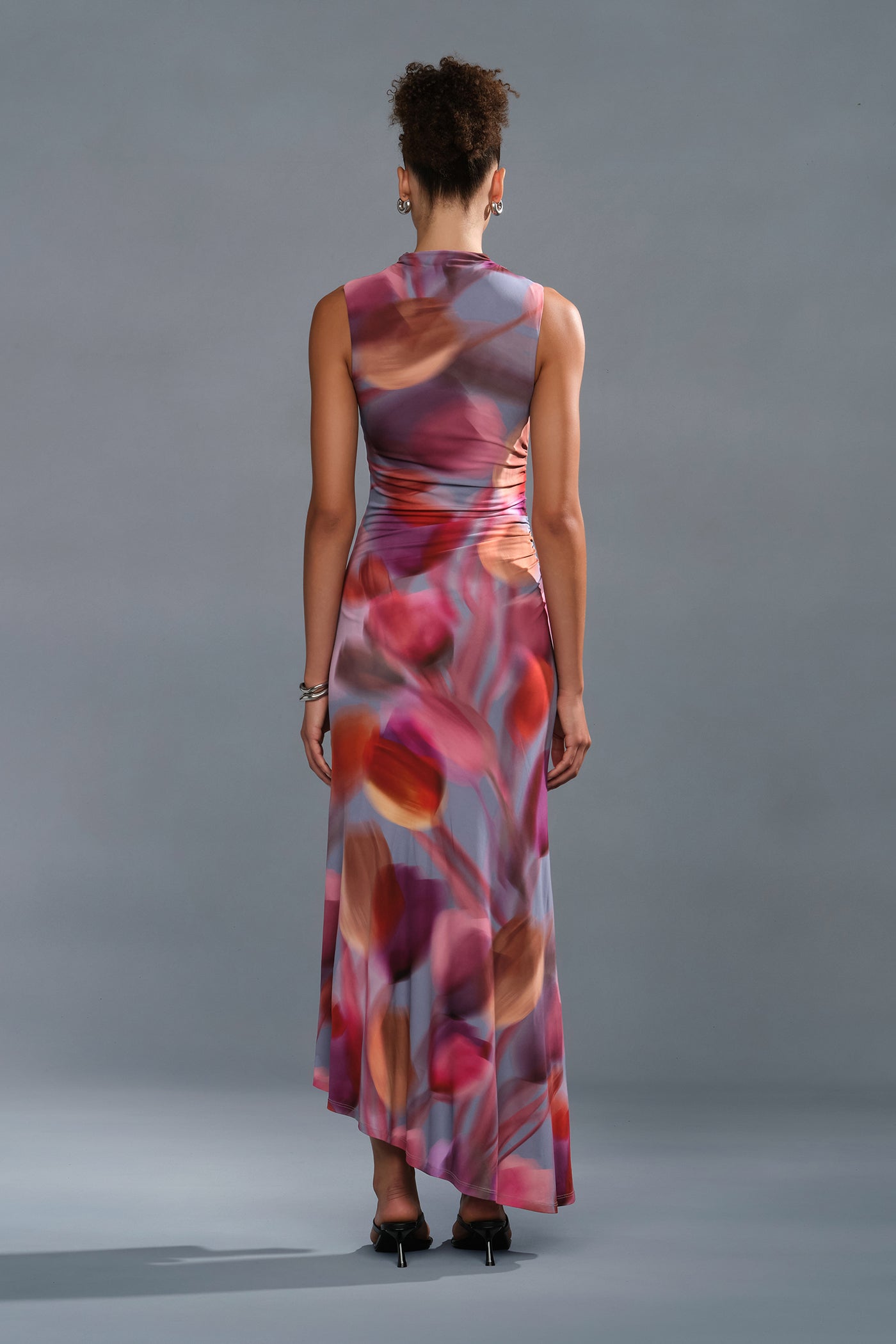 Kai Asymmetrical Dress Tulip Haze / 6
