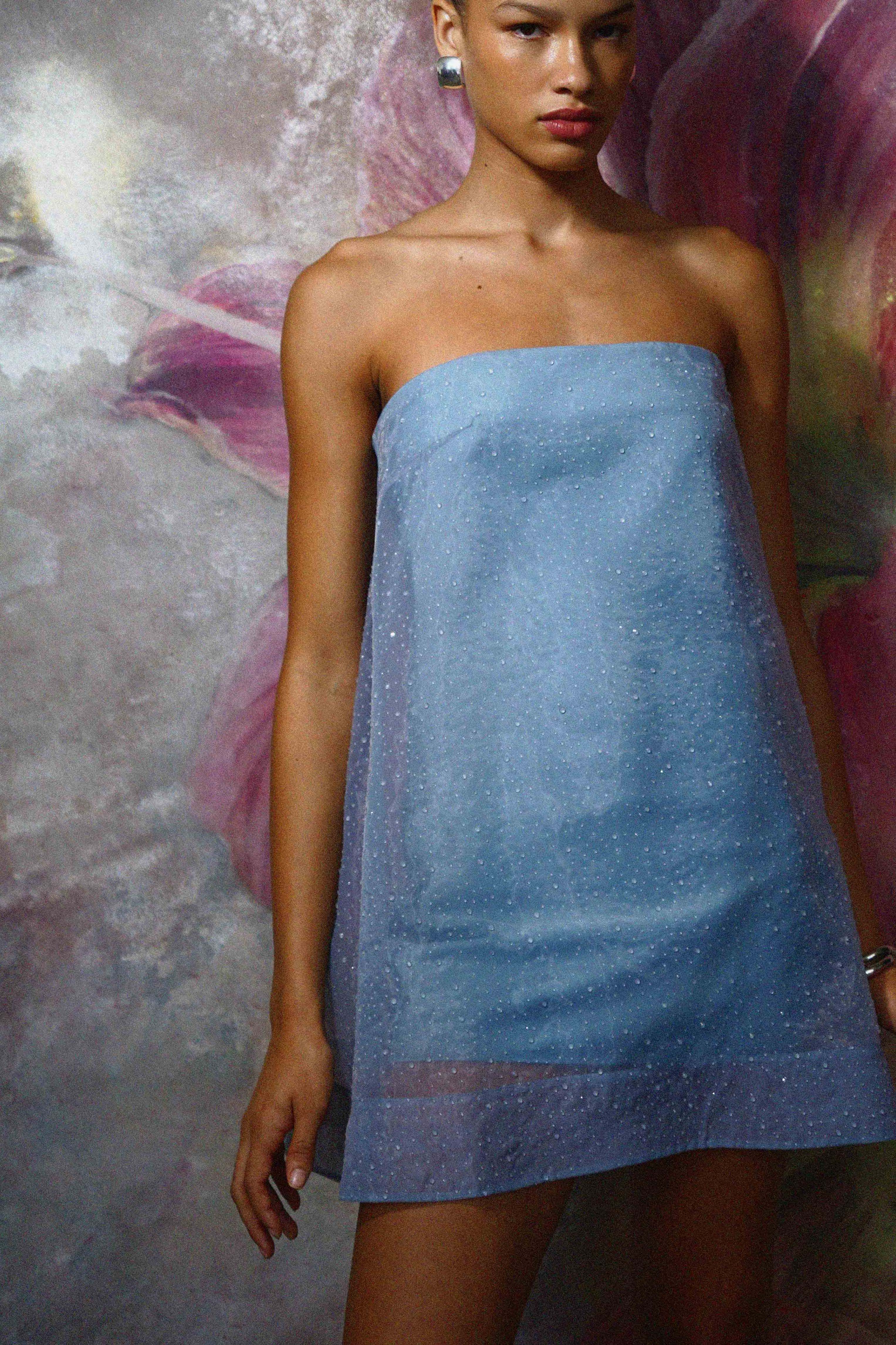 Nerida Mini Dress Cumulus / 6 Nerida Mini Dress Cumulus / 6
