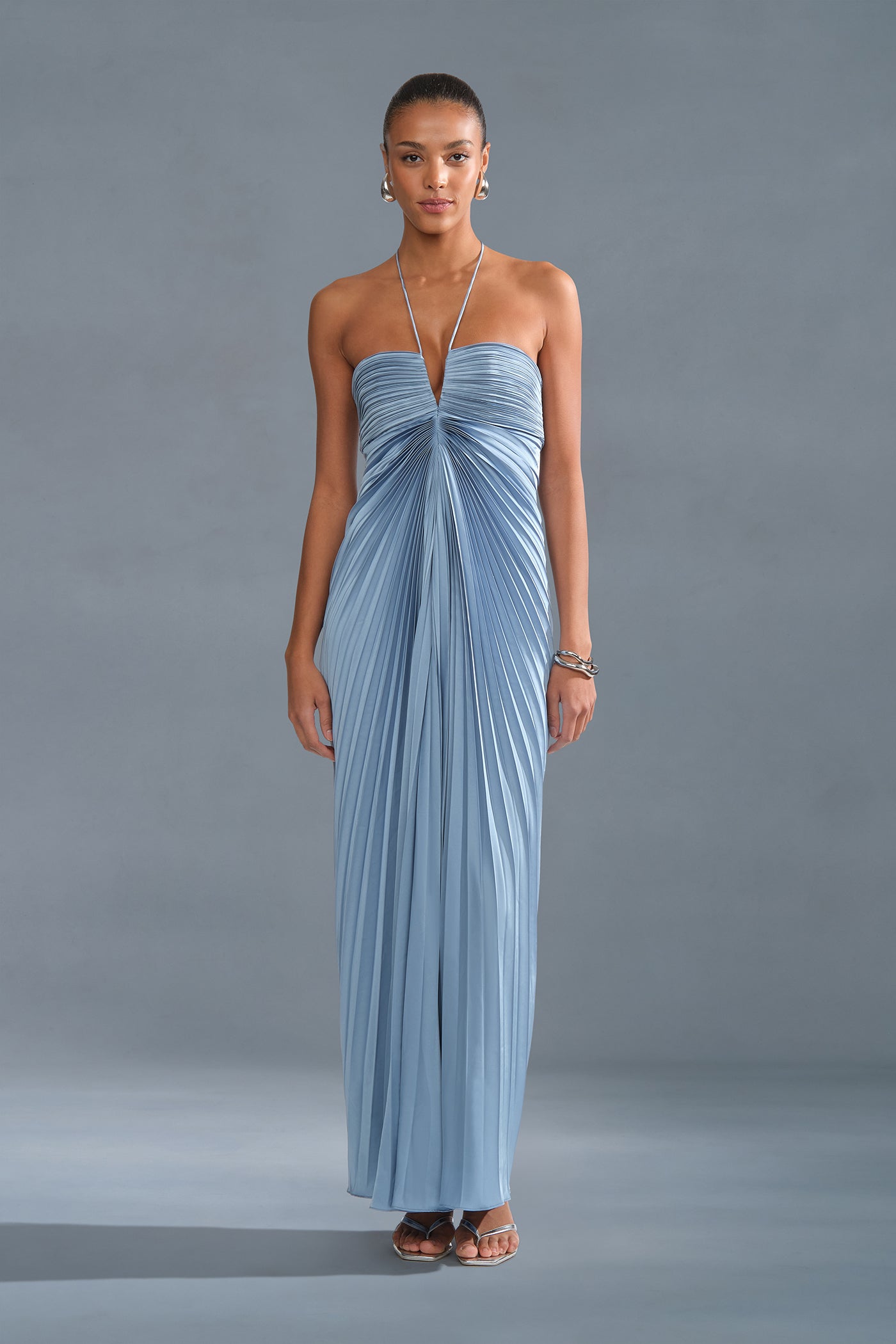 Ionea Pleated Gown – AMUR
