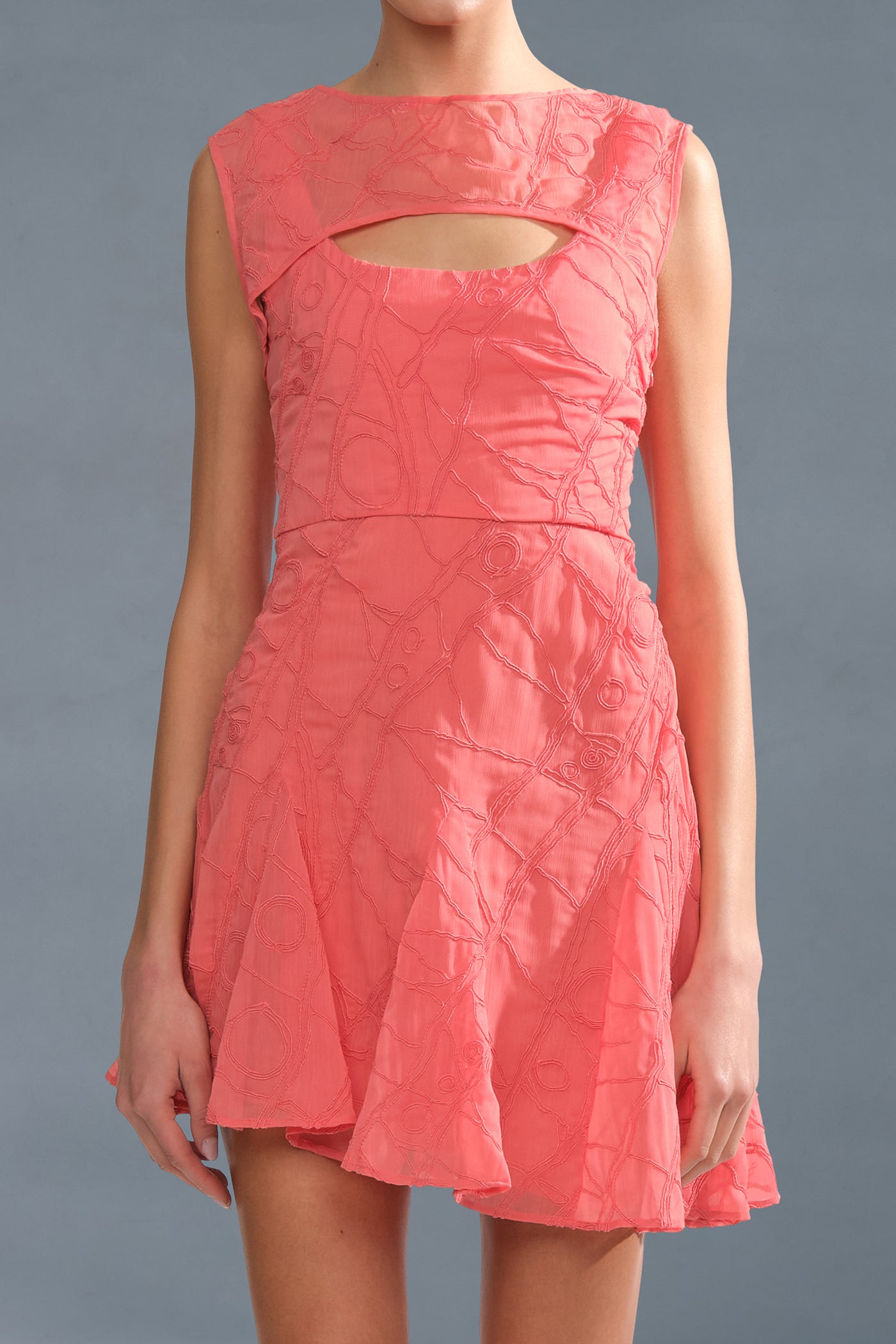 Quartz Asymmetrical Mini Dress Aurelia / 2 Quartz Asymmetrical Mini Dress Aurelia / 2