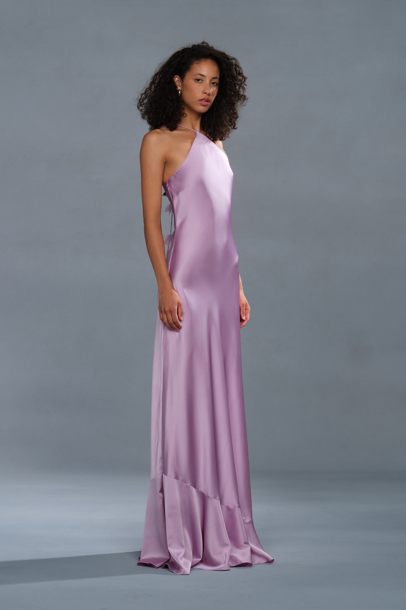 lavender silk maxi dress Cedar City Maxi Dress - DEEP Purple