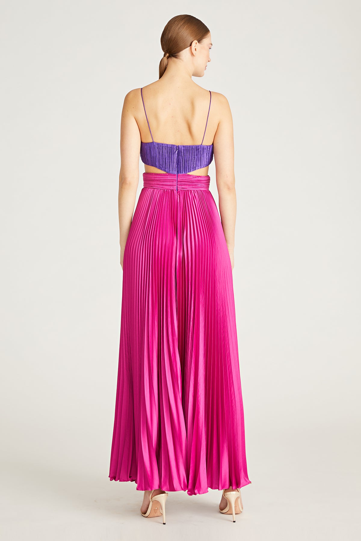 amur dress purple Amur Lorelie Halter Gown in Water Hyacinth TrenLend