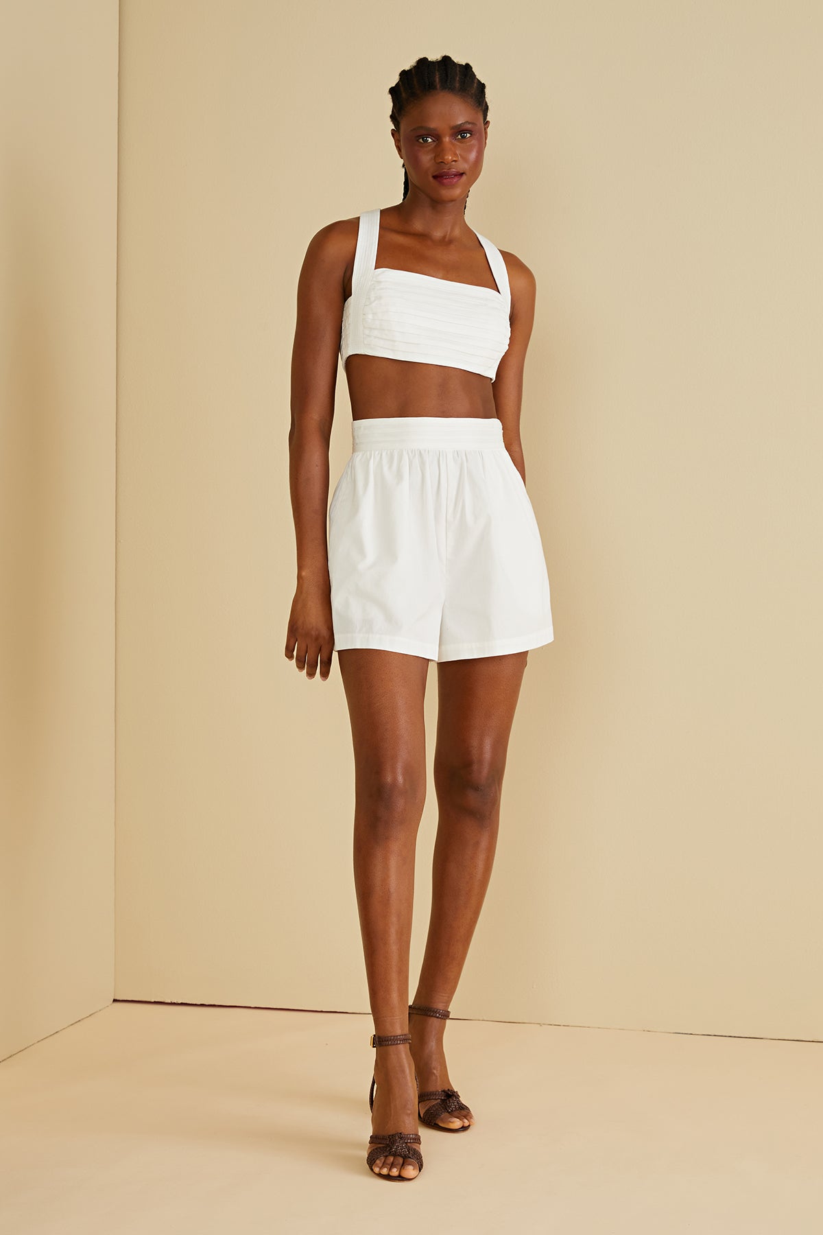 Darcey Strapless Crop Top – AMUR