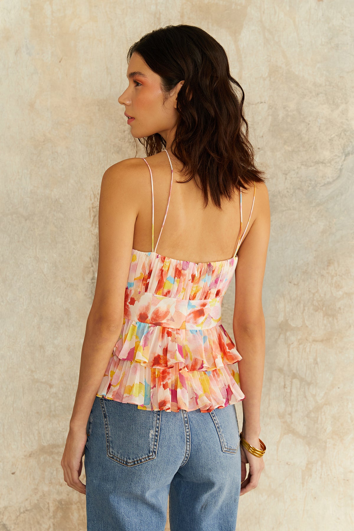 Sandie Pleated Shell Top