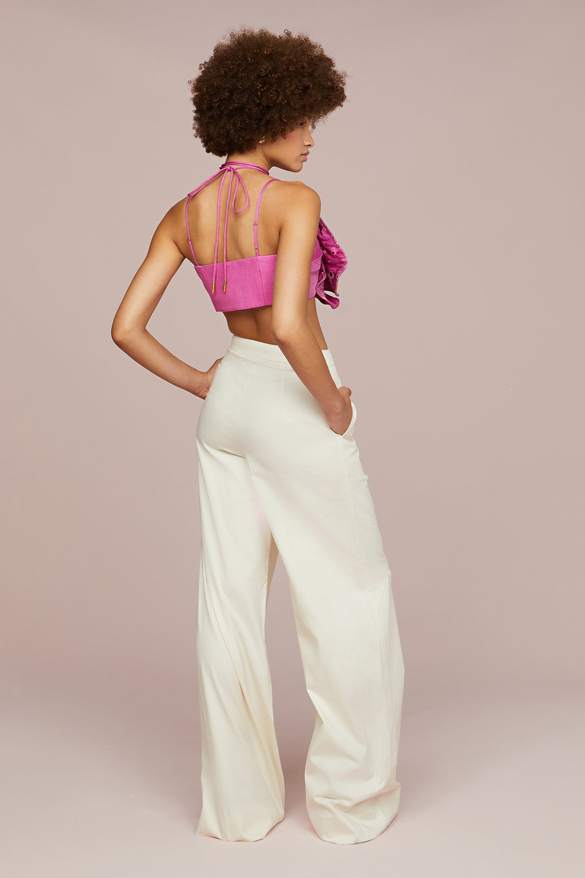 Maisie 3D Orchid Top