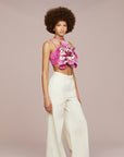 Maisie 3D Orchid Top