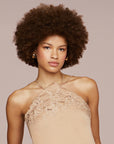 Bliss Laser Cut Floral Top