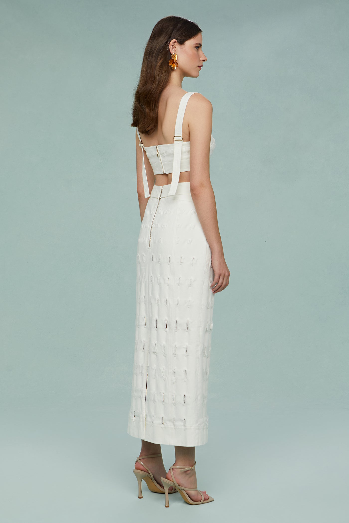 Gabi Textured Twill Top