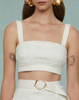 Gabi Textured Twill Top