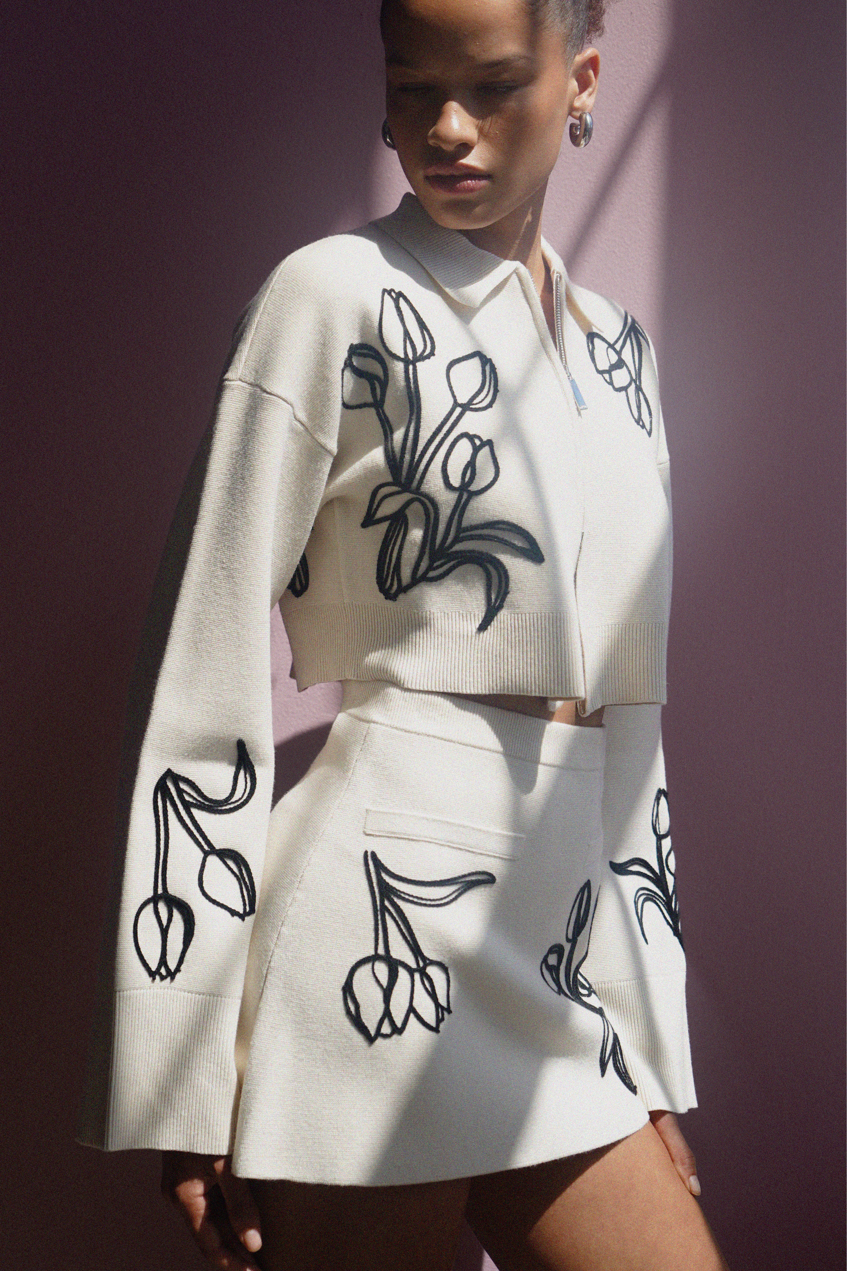 Roe Knit Skirt – AMUR