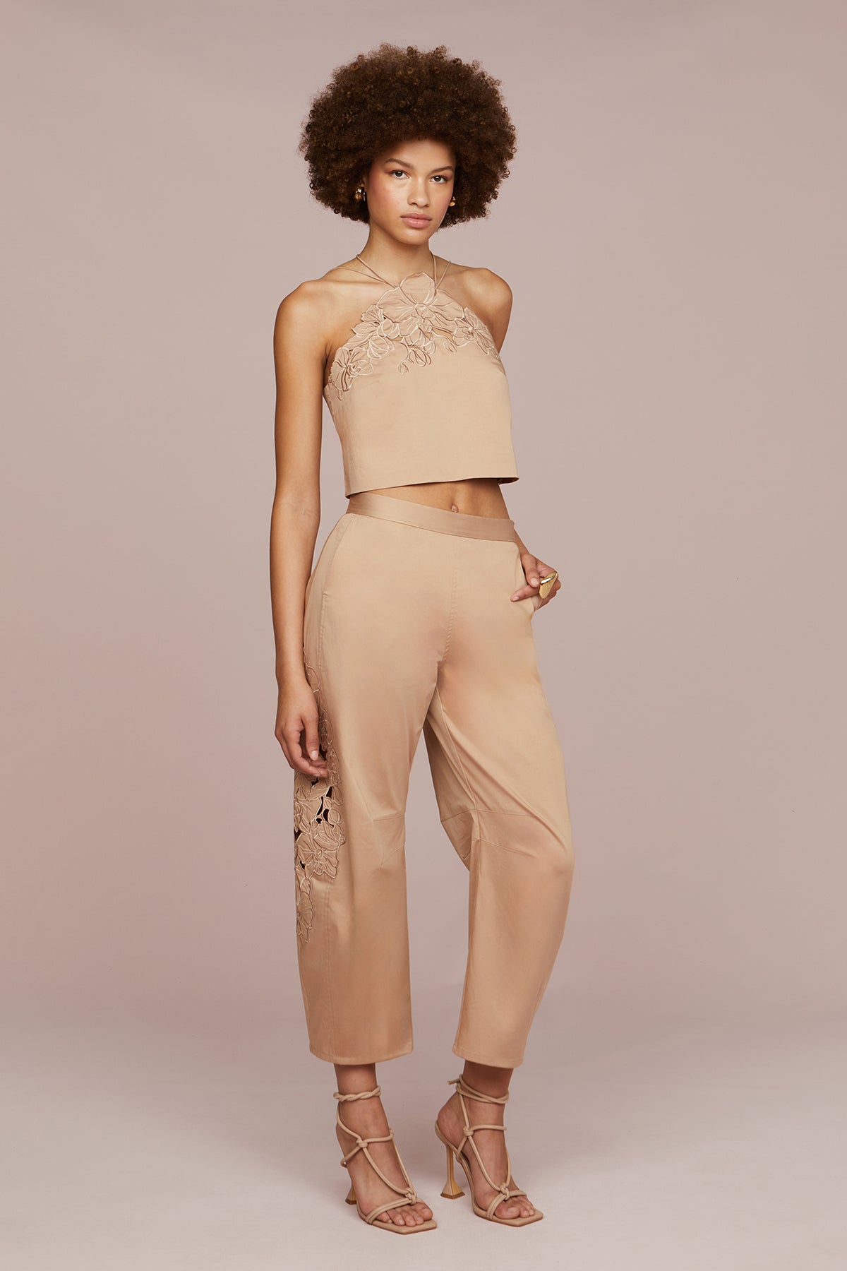 Blissett Laser Cut Floral Pant
