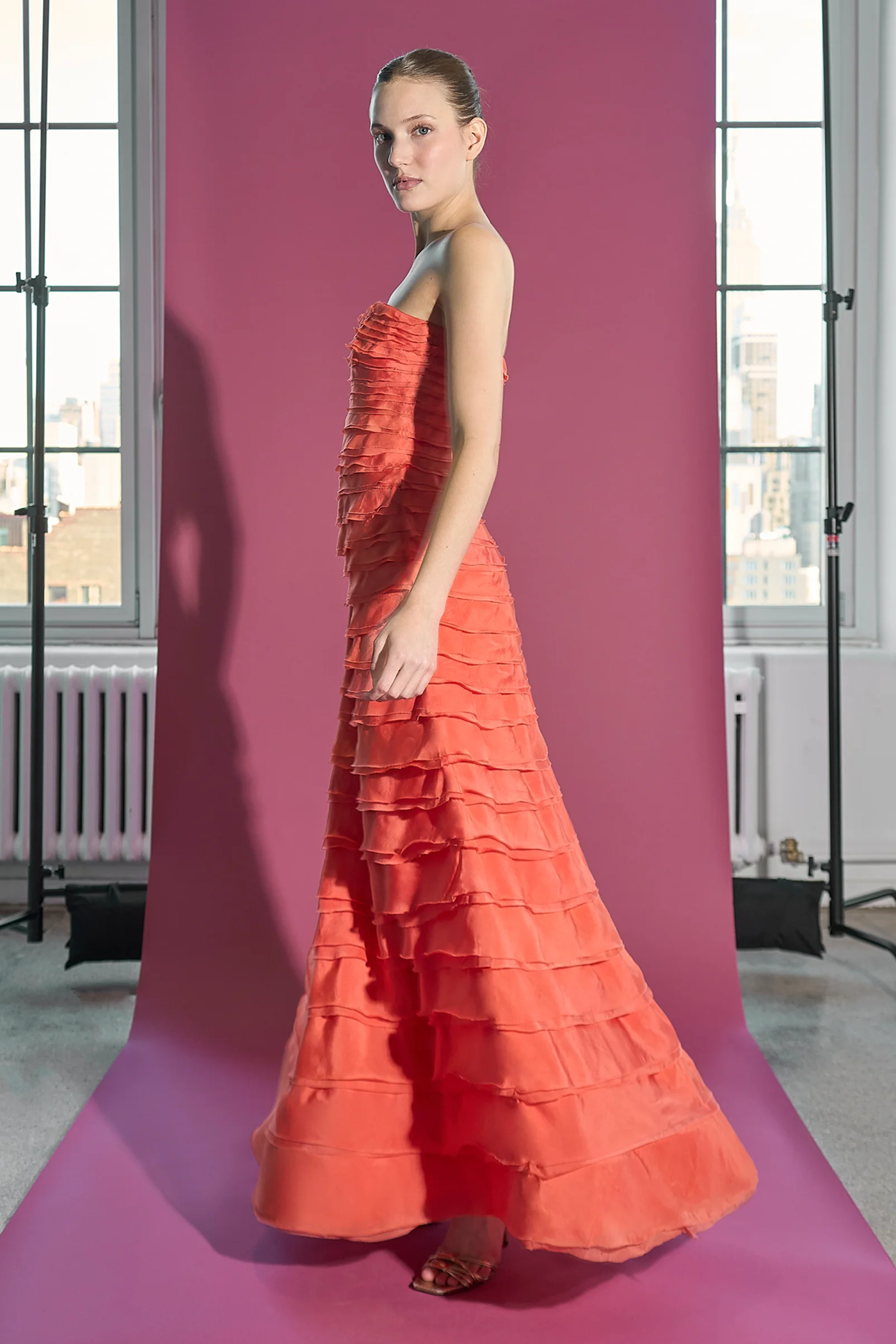 Pepper Layered Gown Desert Sun / 2
