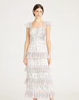 Grady Combo Pleated Dress