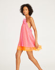 Tate Halter Mini Tulle Dress