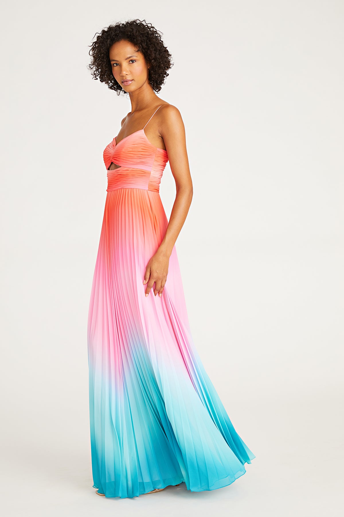 Emmett Pleated Gown