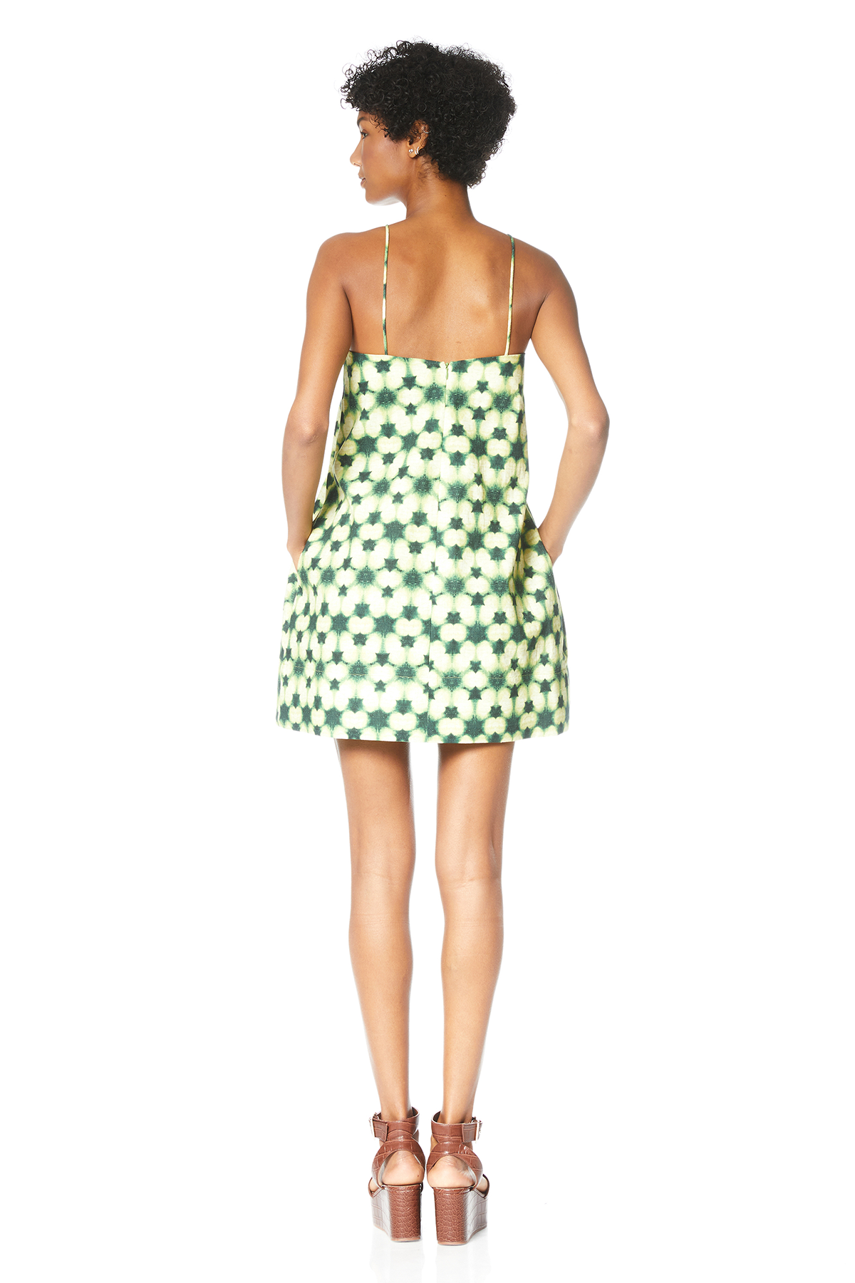 AMUR - Jendayi Mini Dress - Cactus Kaleidoscope Tie Dye AMUR - Jendayi Mini Dress - Cactus Kaleidoscope Tie Dye