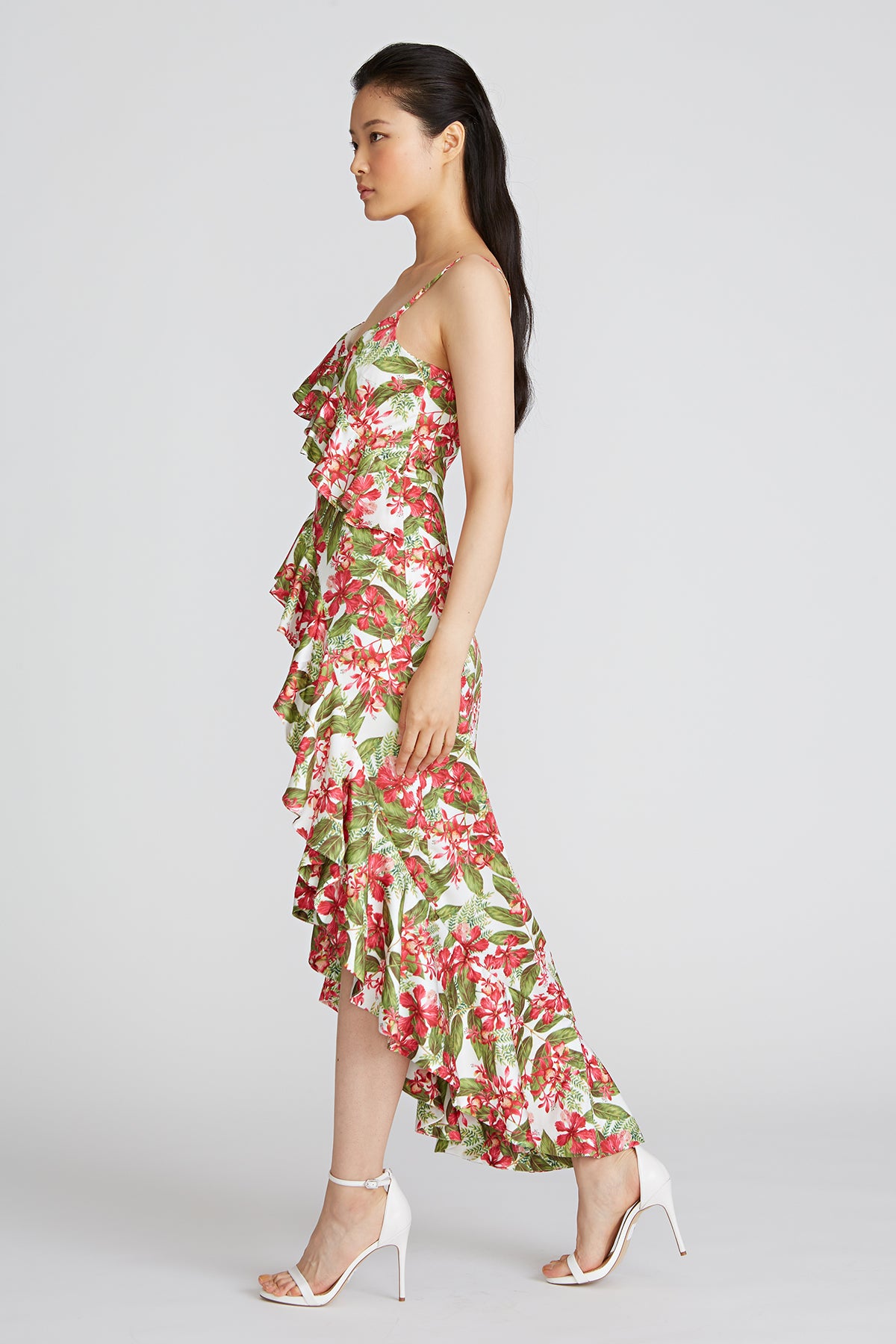 Deborah High Low Ruffle Dress