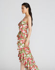 Deborah High Low Ruffle Dress