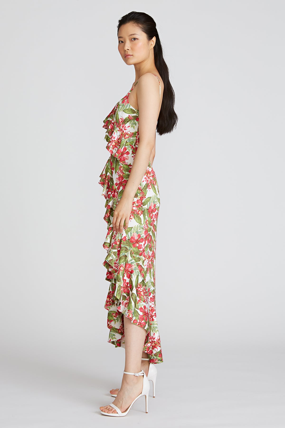 Deborah High Low Ruffle Dress