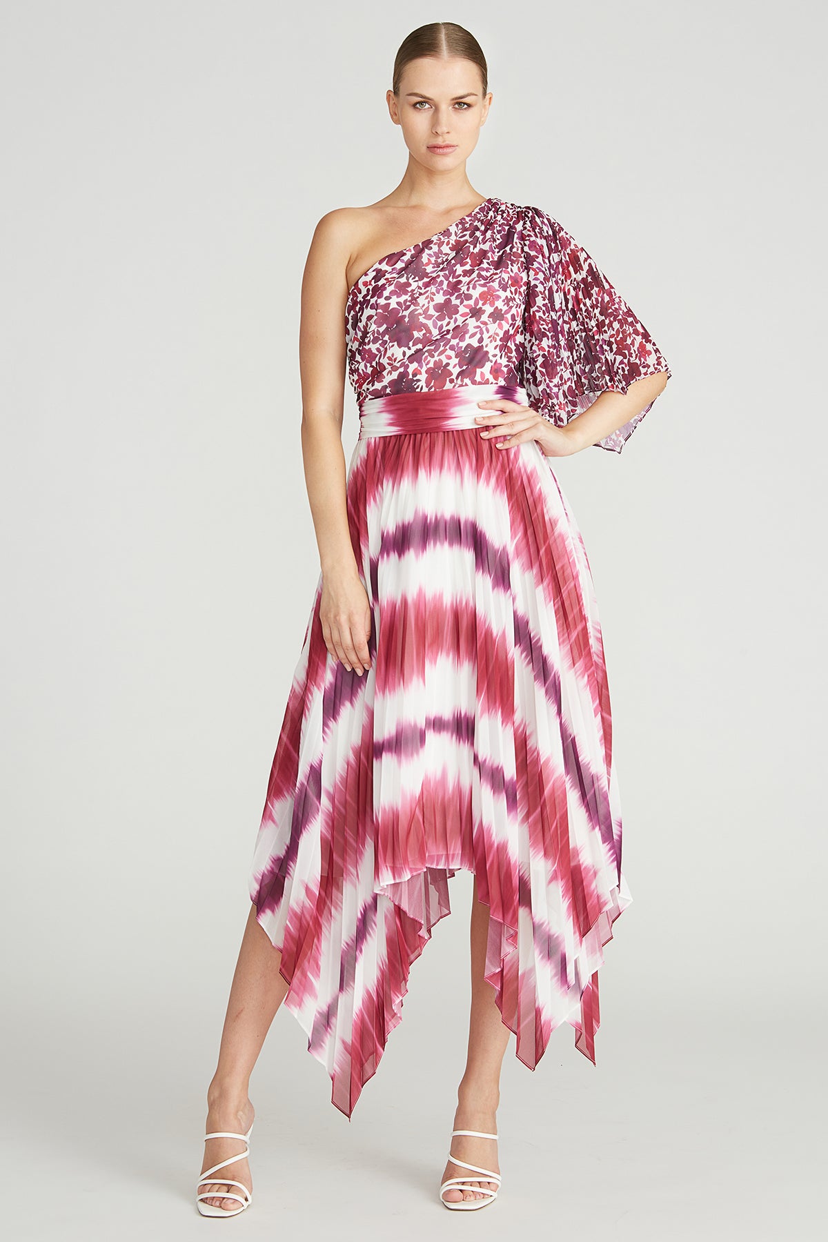 amur asymmetric one shoulder dress Atara One Shoulder Dress