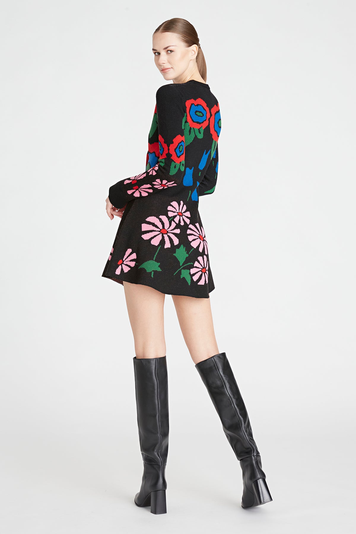 Nataly Fit And Flare Dress AMUR Nataly Fit And Flare Dress AMUR